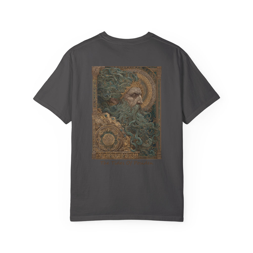 The Tides of Poseidon T-Shirt — Greek God Mythology Art Tee | Poseidon Sea God