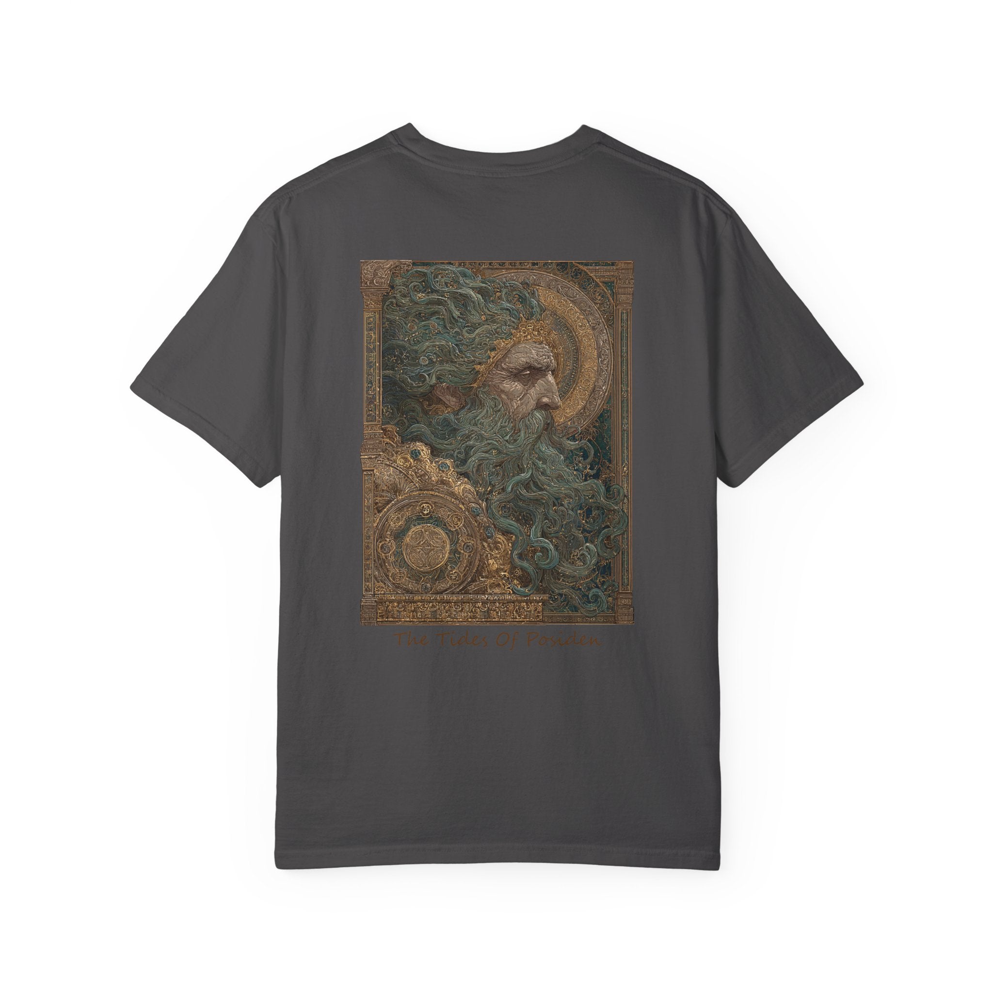 The Tides of Poseidon T-Shirt — Greek God Mythology Art Tee | Poseidon Sea God