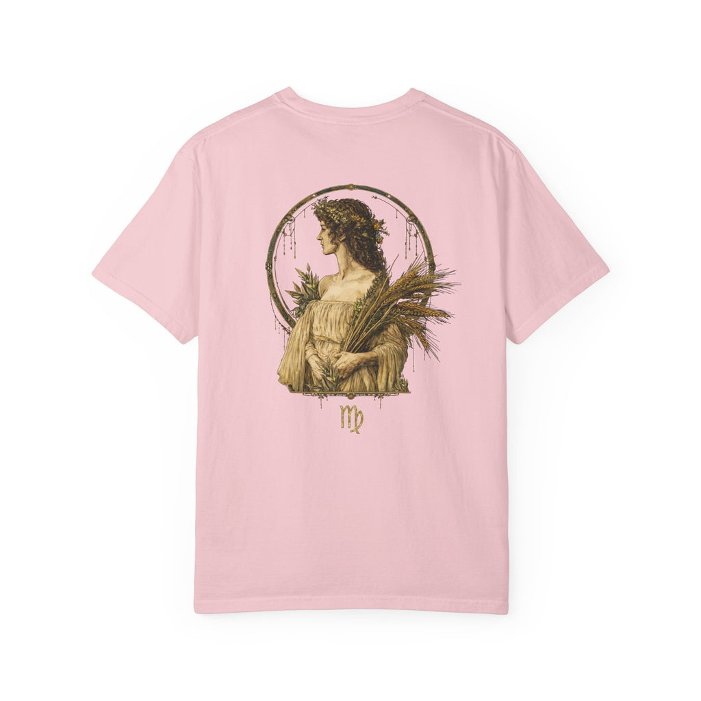 Zodiac Virgo T-Shirt — Horoscope Astrology Wheat Maiden Tee