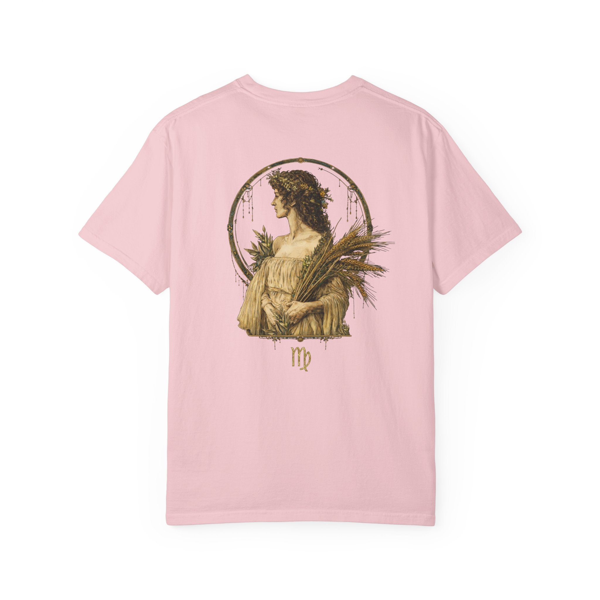 Zodiac Virgo T-Shirt — Horoscope Astrology Wheat Maiden Tee