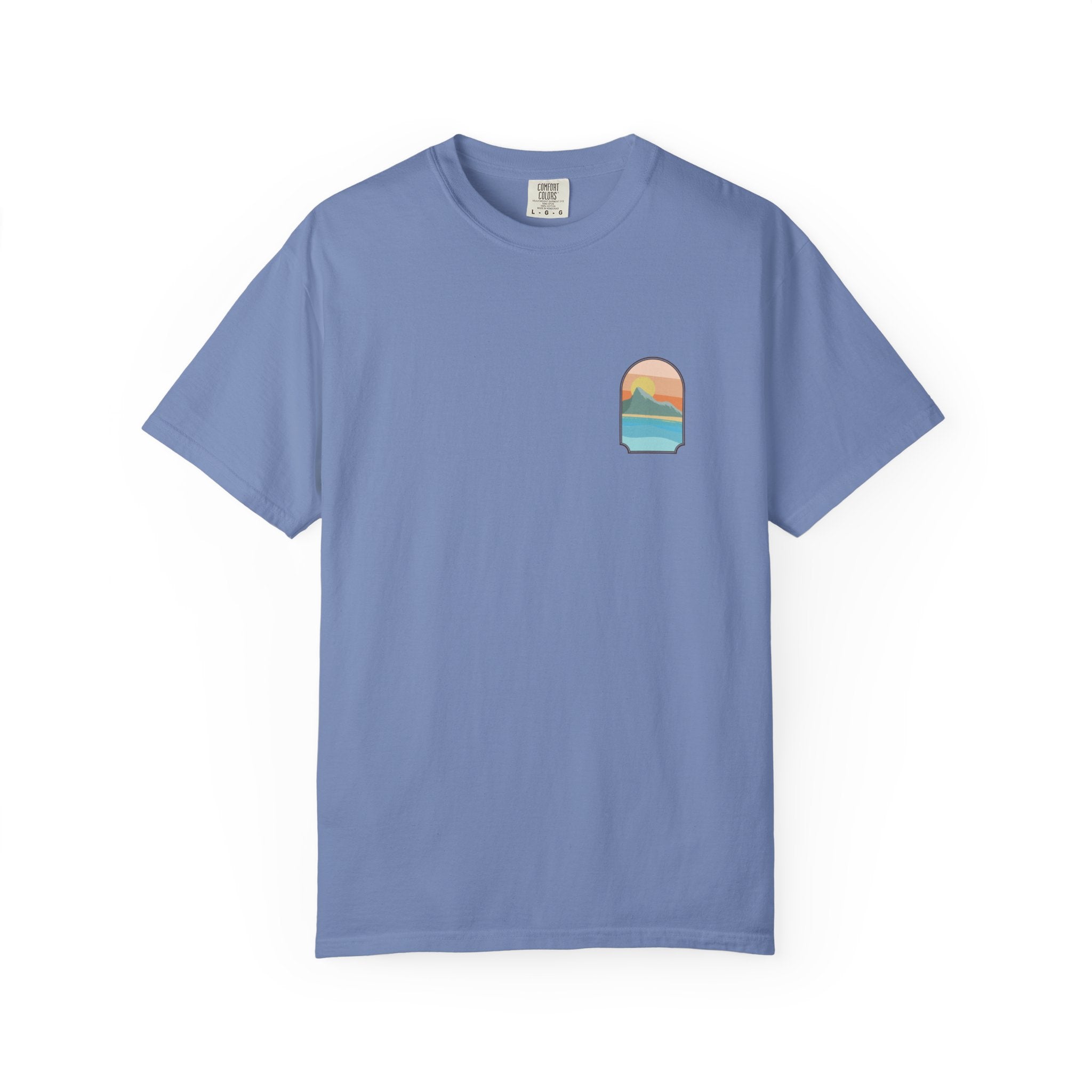 Rock of Gibraltar T-Shirt — Del Levante Coastal Art Graphic Tee | Mediterranean Landmark