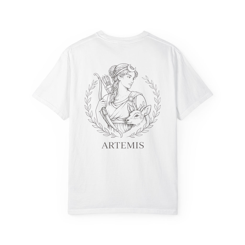Goddess Artemis T-Shirt — Greek Mythology Goddess of the Hunt Art Tee