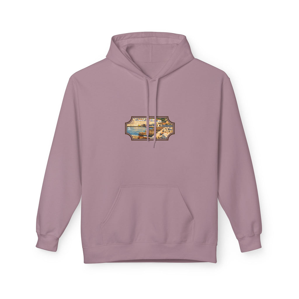 Gibraltar El Rolli Hoodie — Premium Harbor Window Art Hoodie | Gibraltar Heritage Apparel