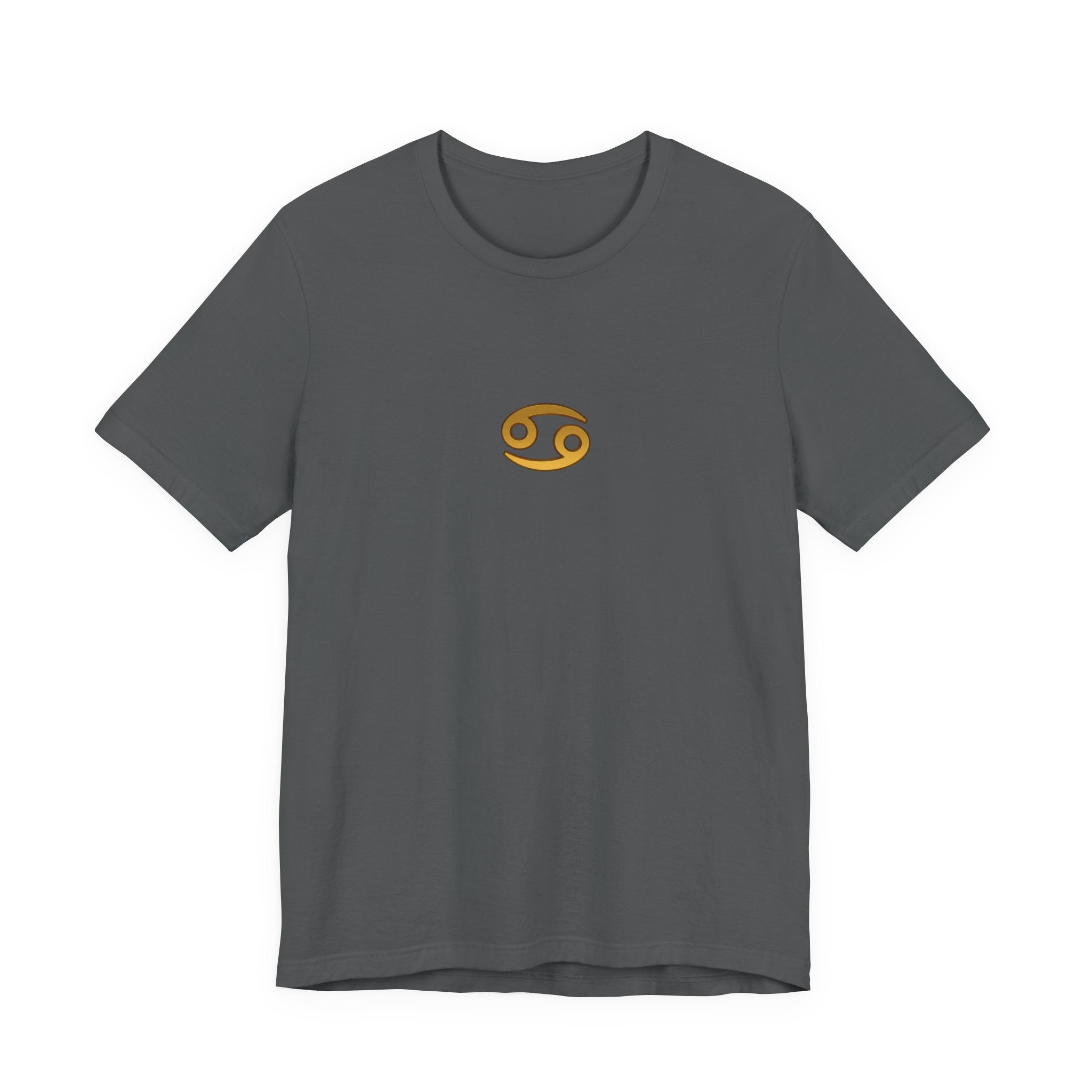 Cancer Zodiac Tee — Minimal Gold Capricorn Symbol Shirt
