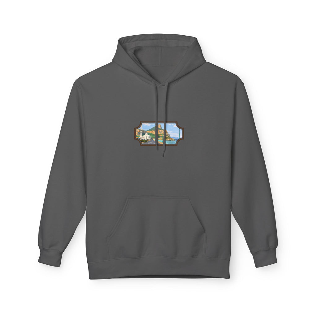 Gibraltar La Mezquita Hoodie — Premium Mosque Window Art Hoodie | Gibraltar Heritage Apparel