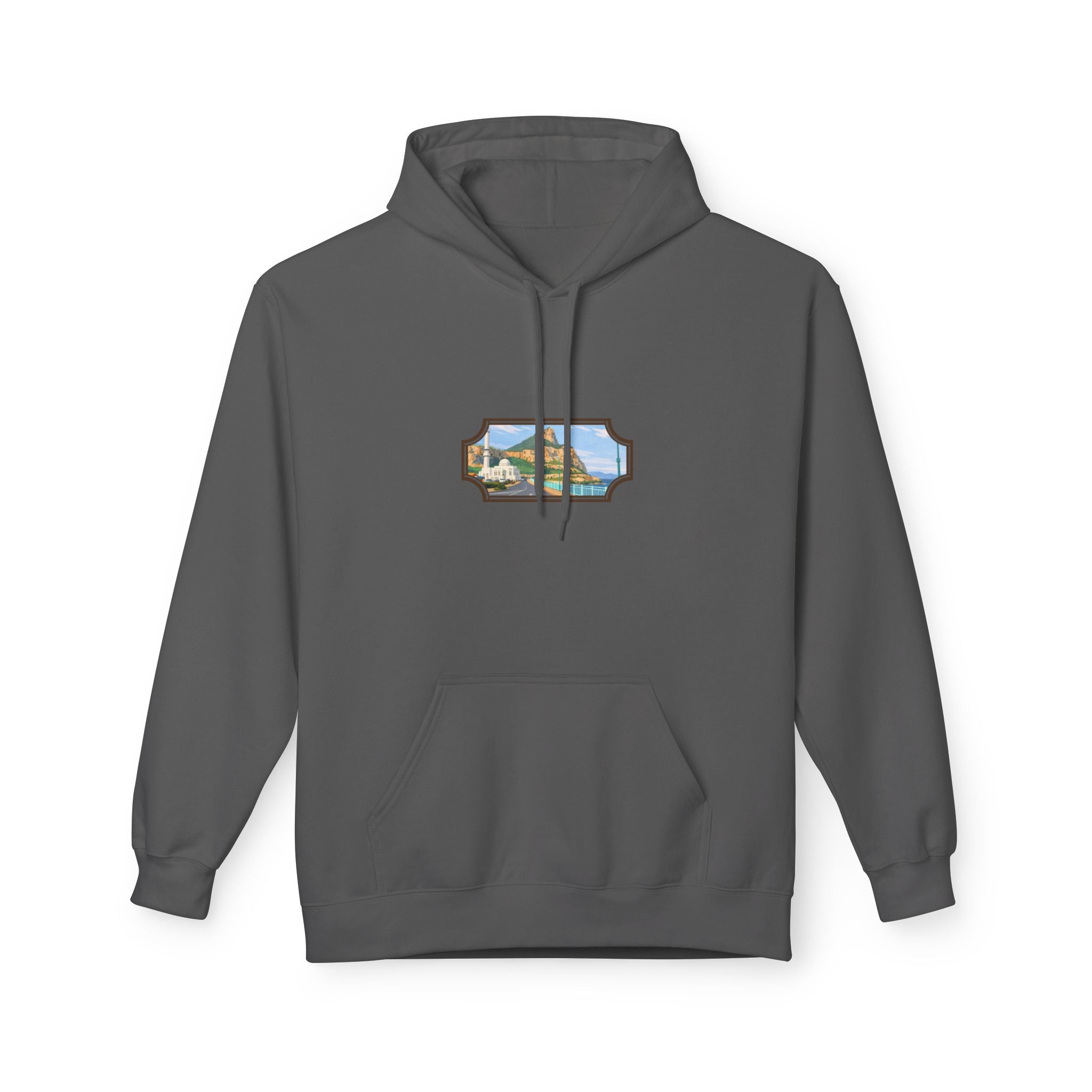 Gibraltar La Mezquita Hoodie — Premium Mosque Window Art Hoodie | Gibraltar Heritage Apparel