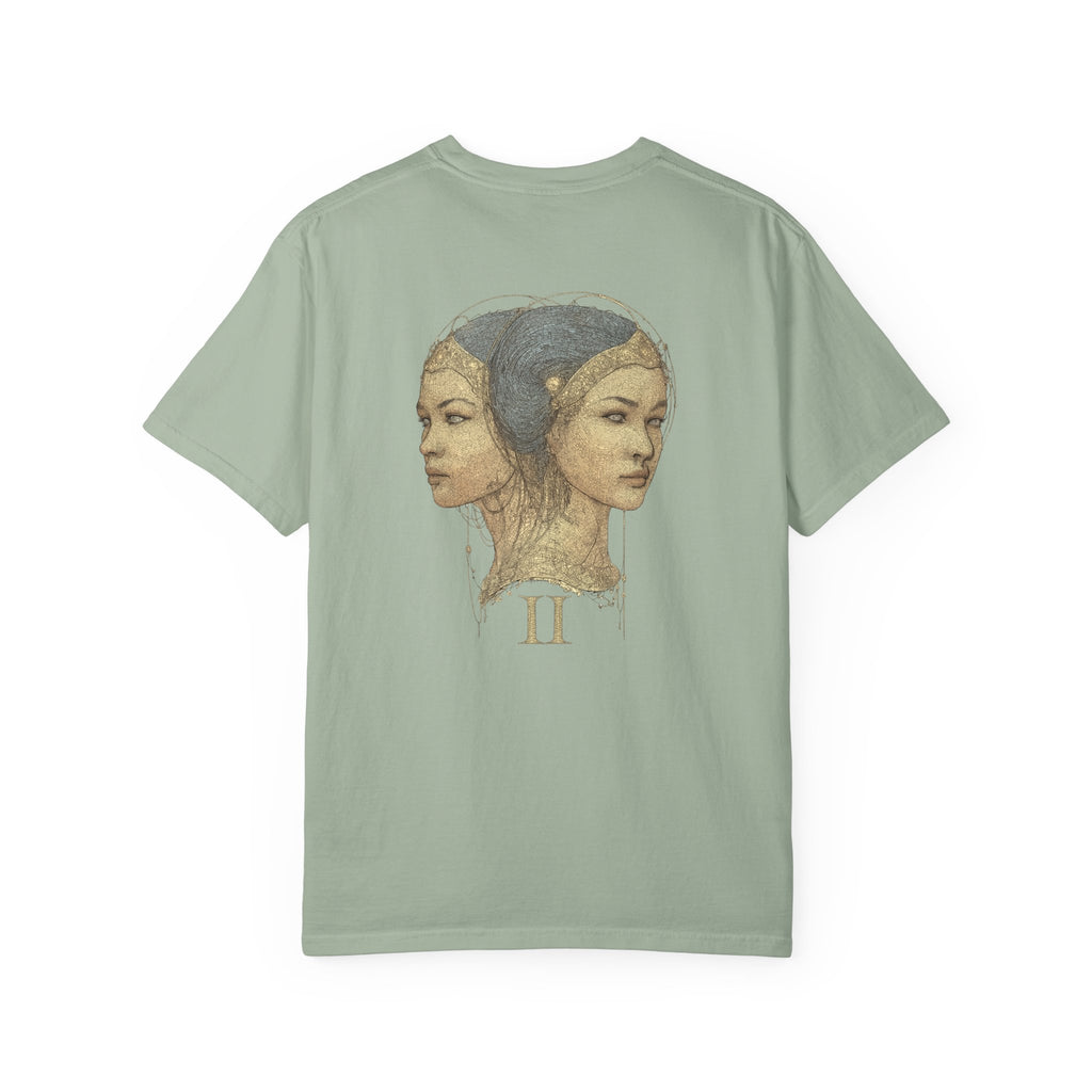 Zodiac Gemini T-Shirt — Premium Horoscope Art Gemini Astrology Tee