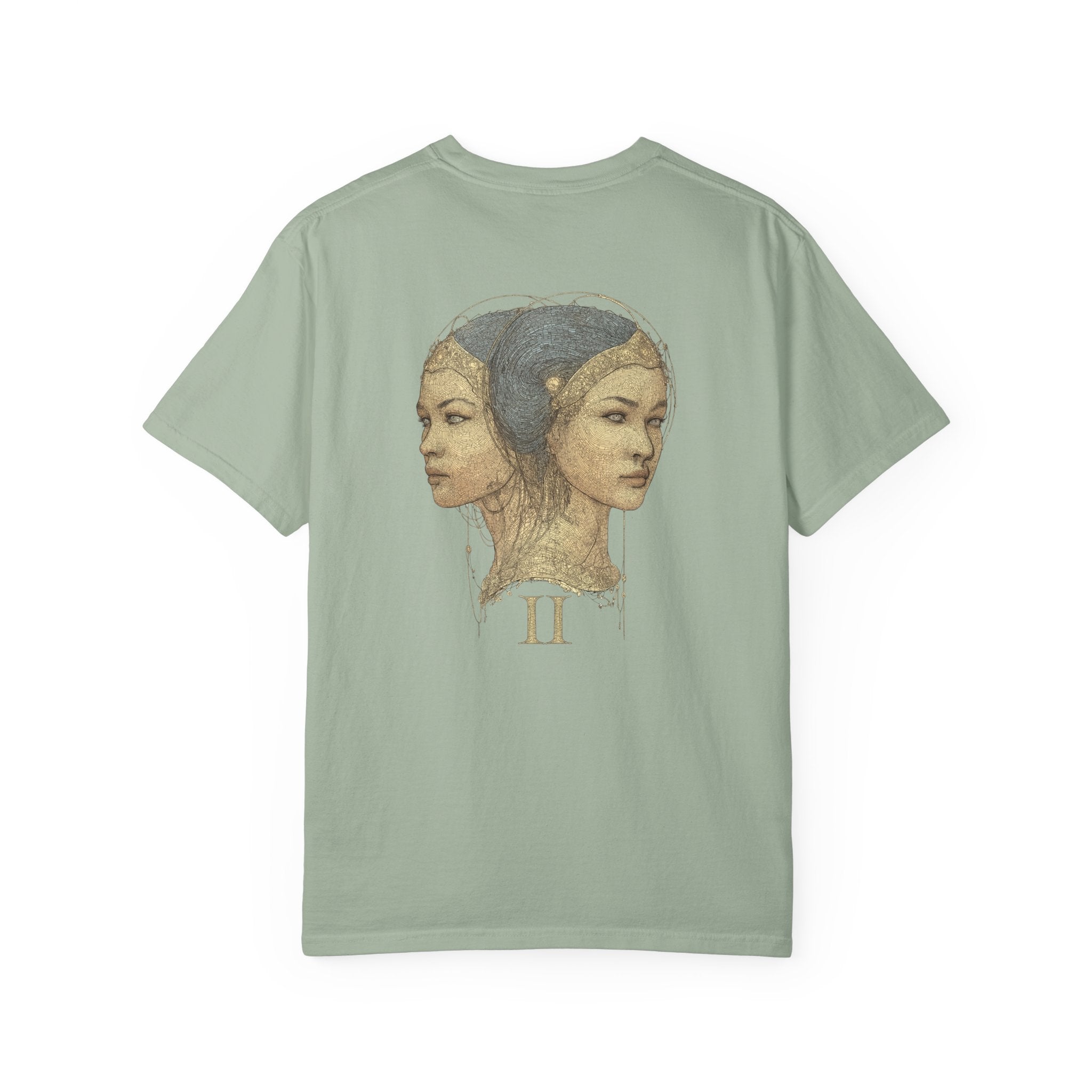 Zodiac Gemini T-Shirt — Premium Horoscope Art Gemini Astrology Tee