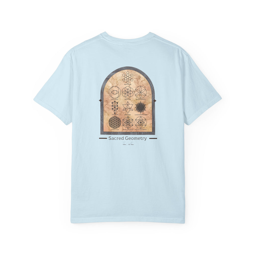 Seed of Life Sacred Geometry T-Shirt — Geometric Diagram Art Tee