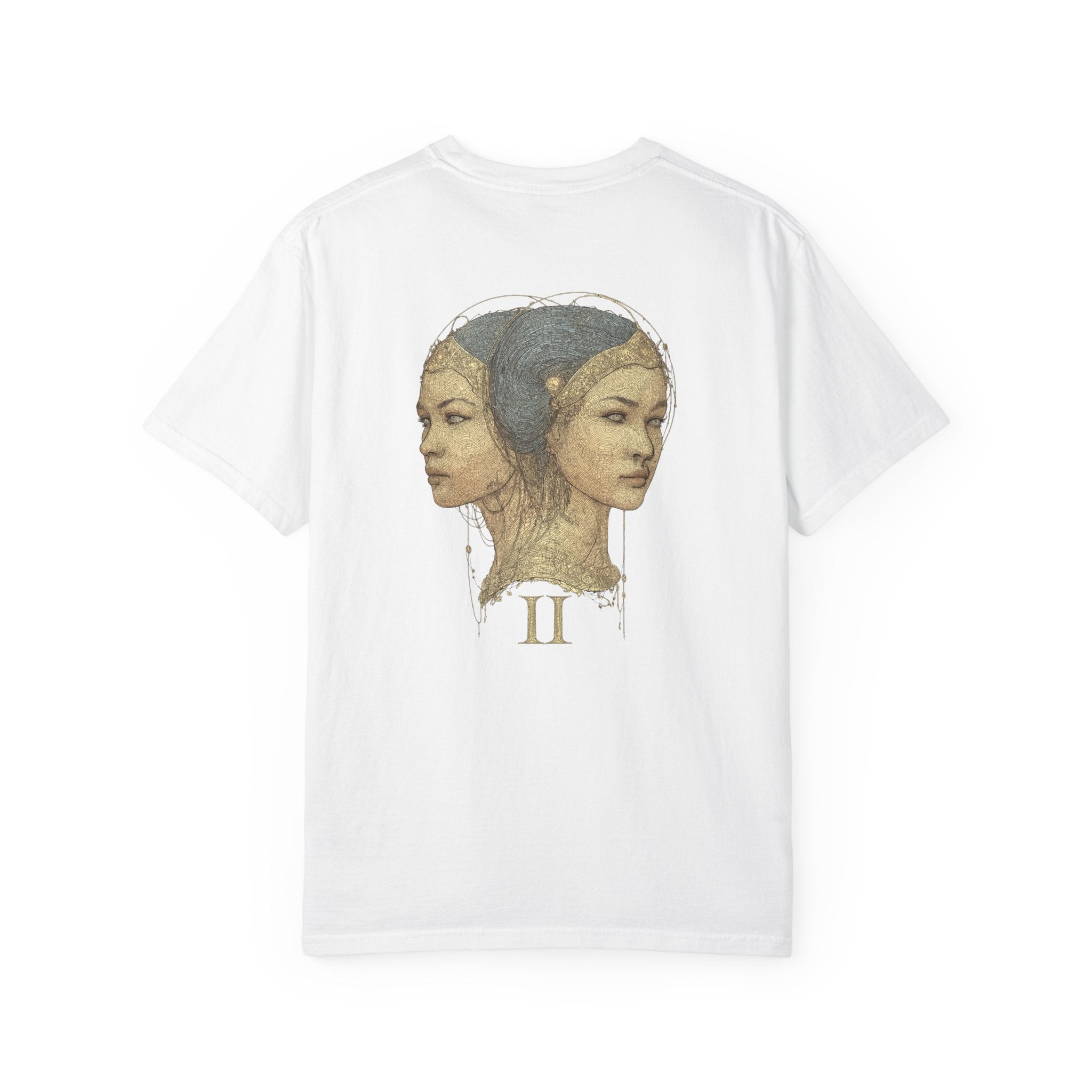 Zodiac Gemini T-Shirt — Premium Horoscope Art Gemini Astrology Tee