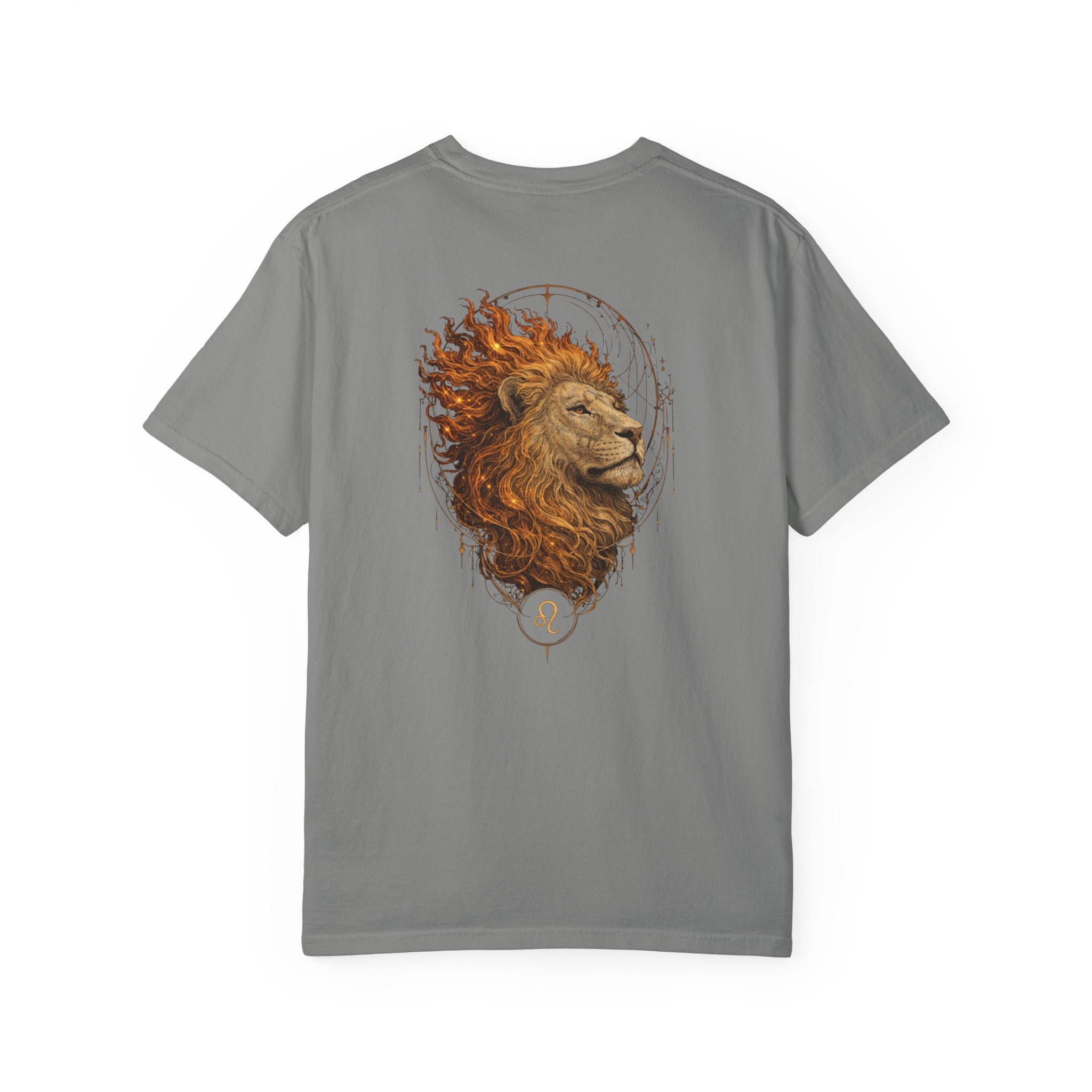 Zodiac Leo T-Shirt — Premium Horoscope Art Astrology Tee | July-August Birthday Gift