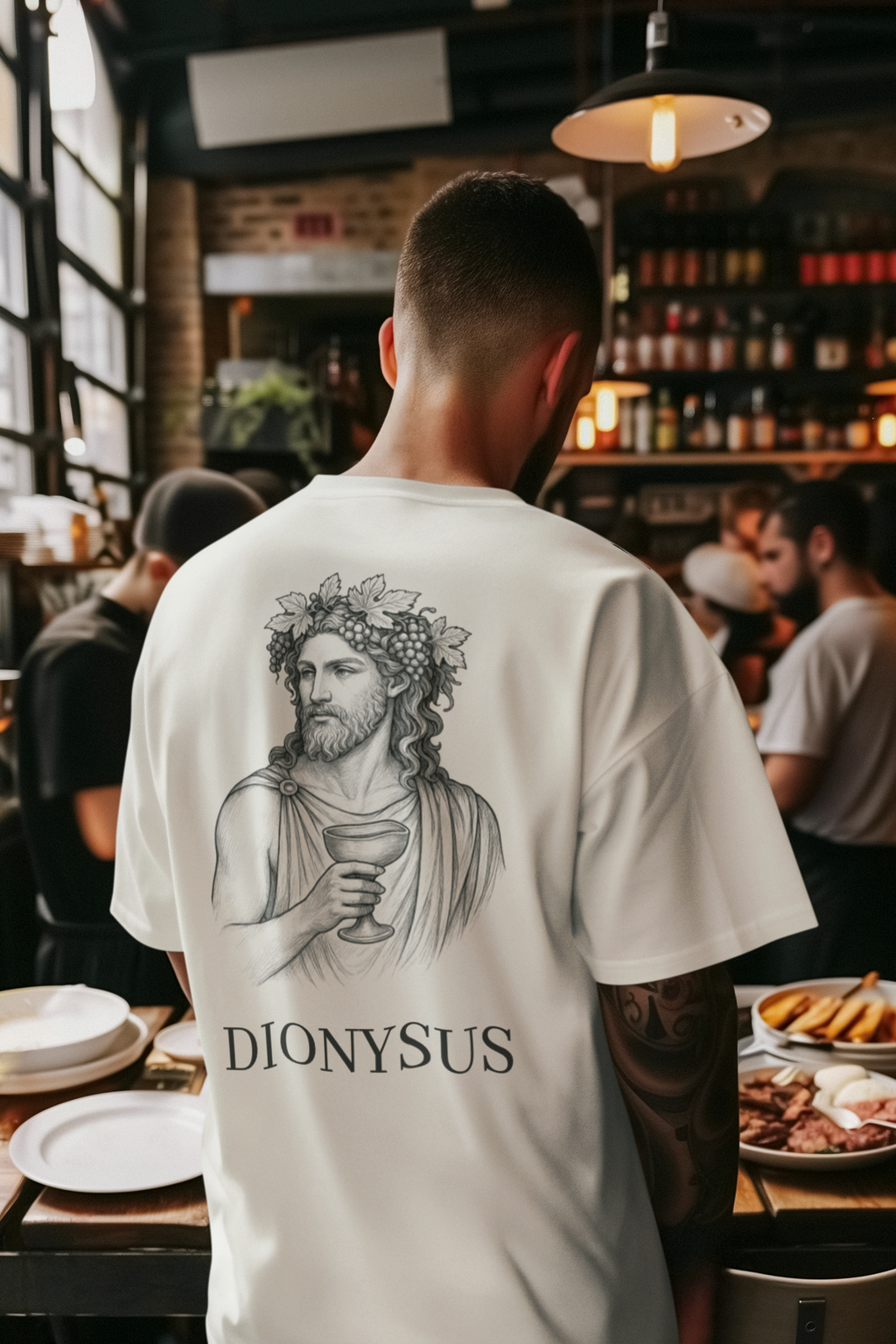 Dionysus God T-Shirt - Greek Mythology Art Tee