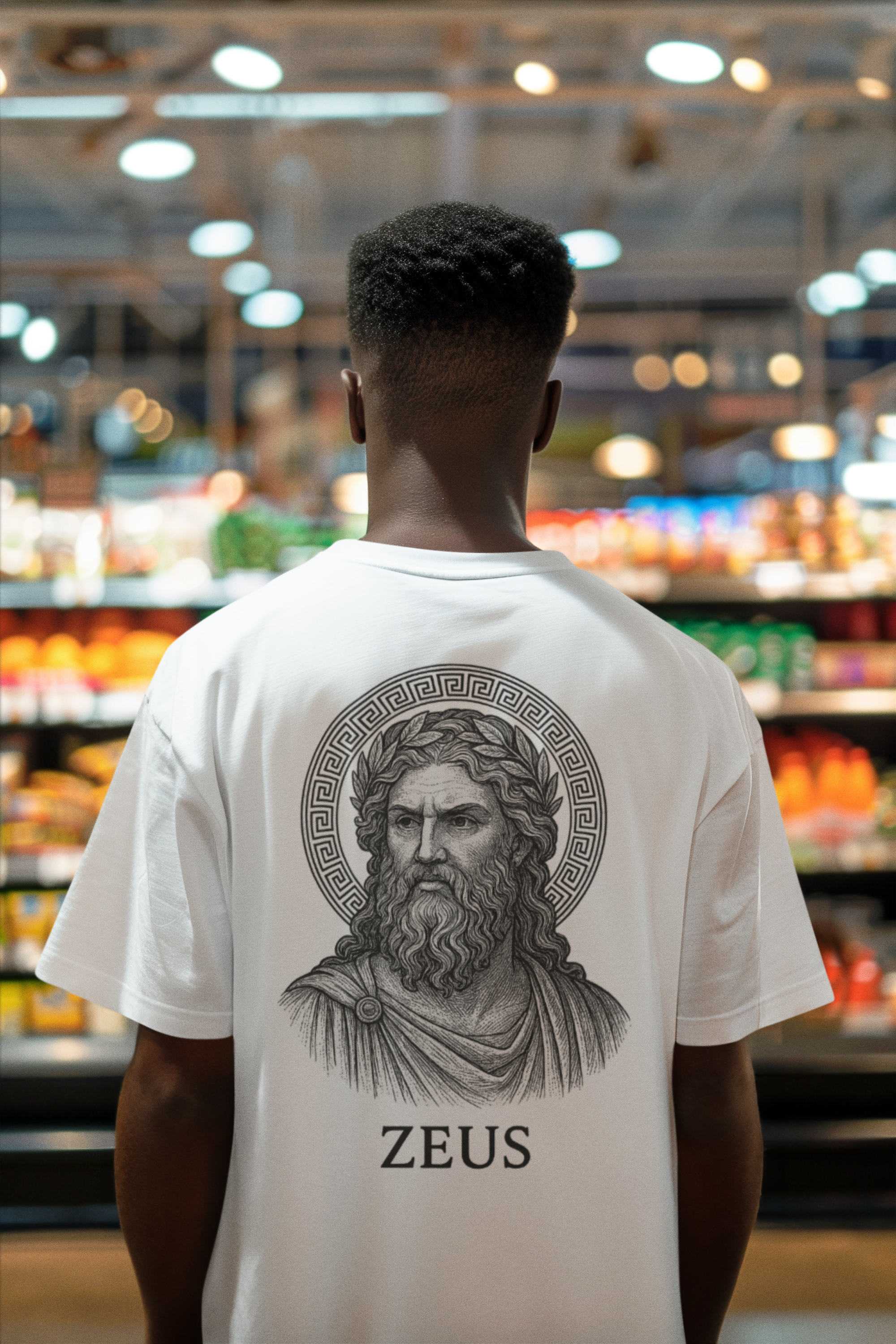 Zeus God T-Shirt - Greek Mythology Art Tee