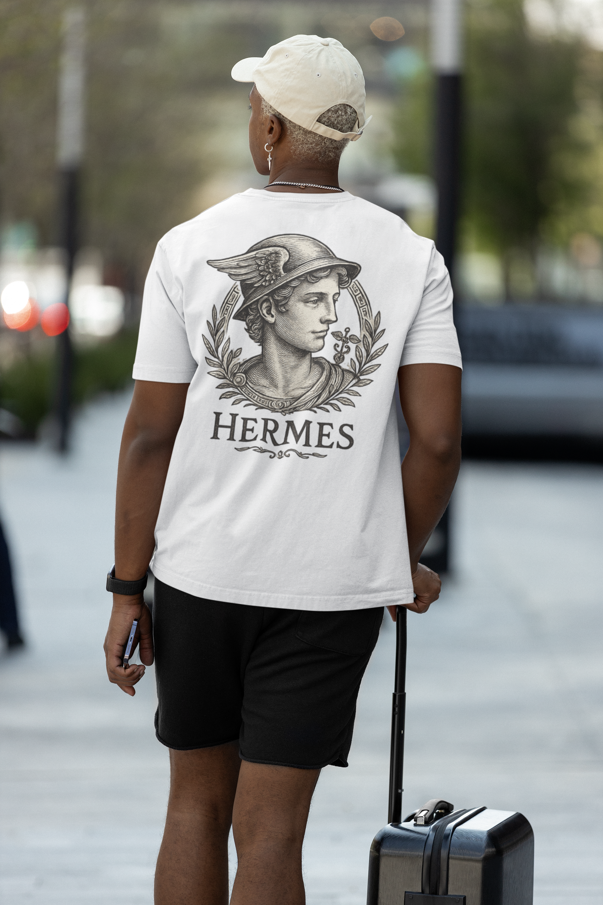 Hermes God T-Shirt - Greek Mythology Art Tee