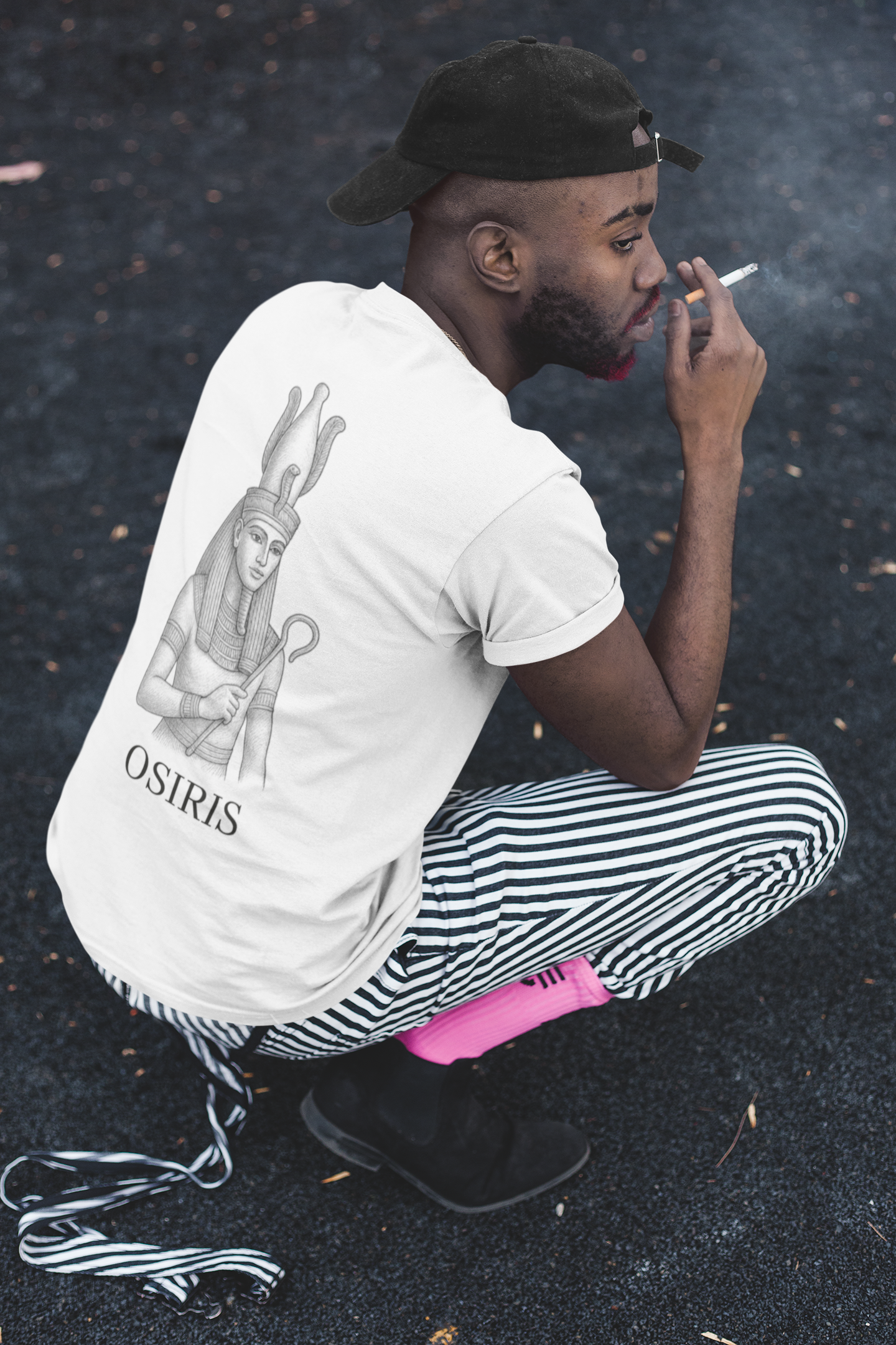 Osiris Ancient Egyptian God T-Shirt - Egyptian Mythology Art Tee