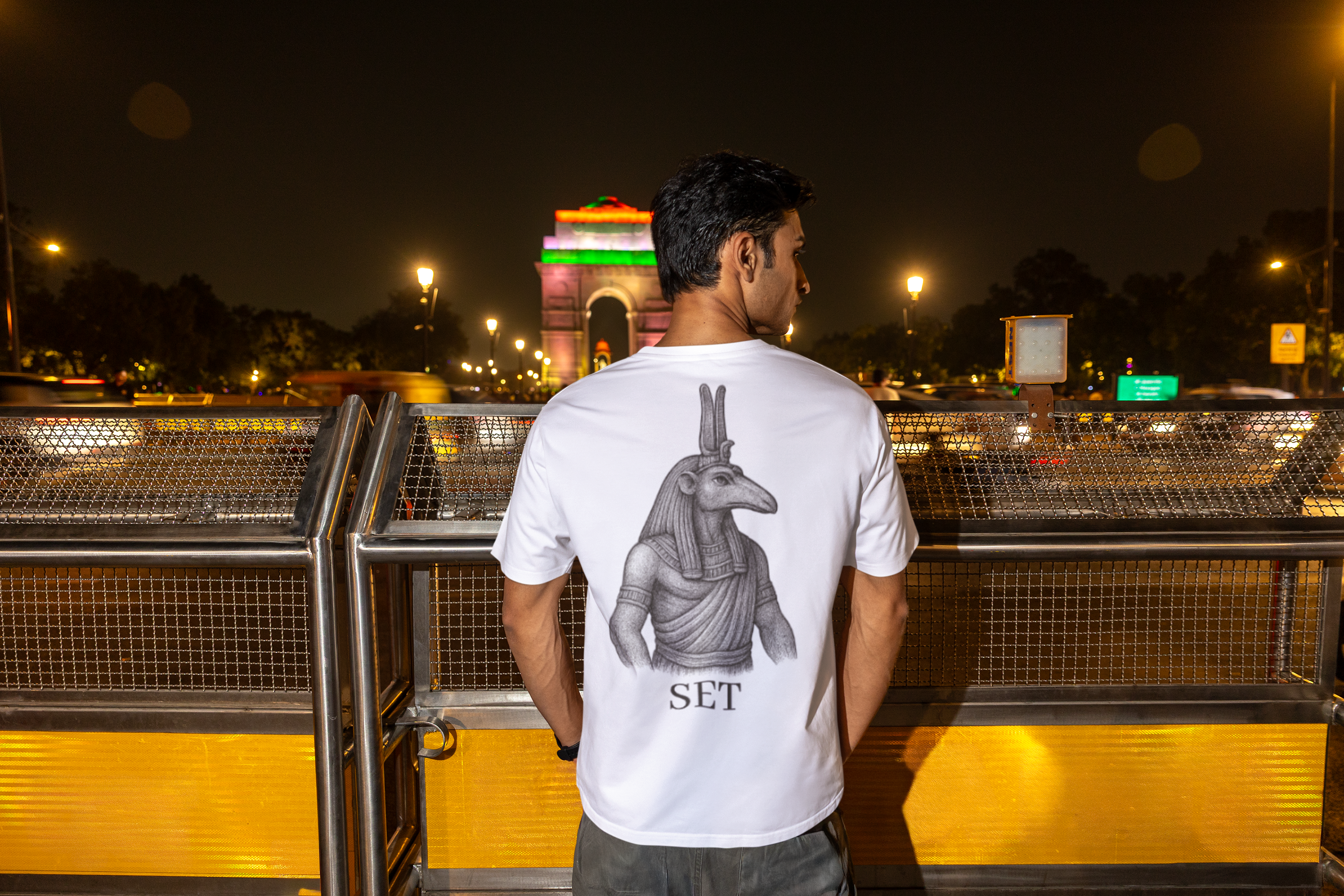 Set Ancient Egyptian God T-Shirt - Egyptian Mythology Art Tee