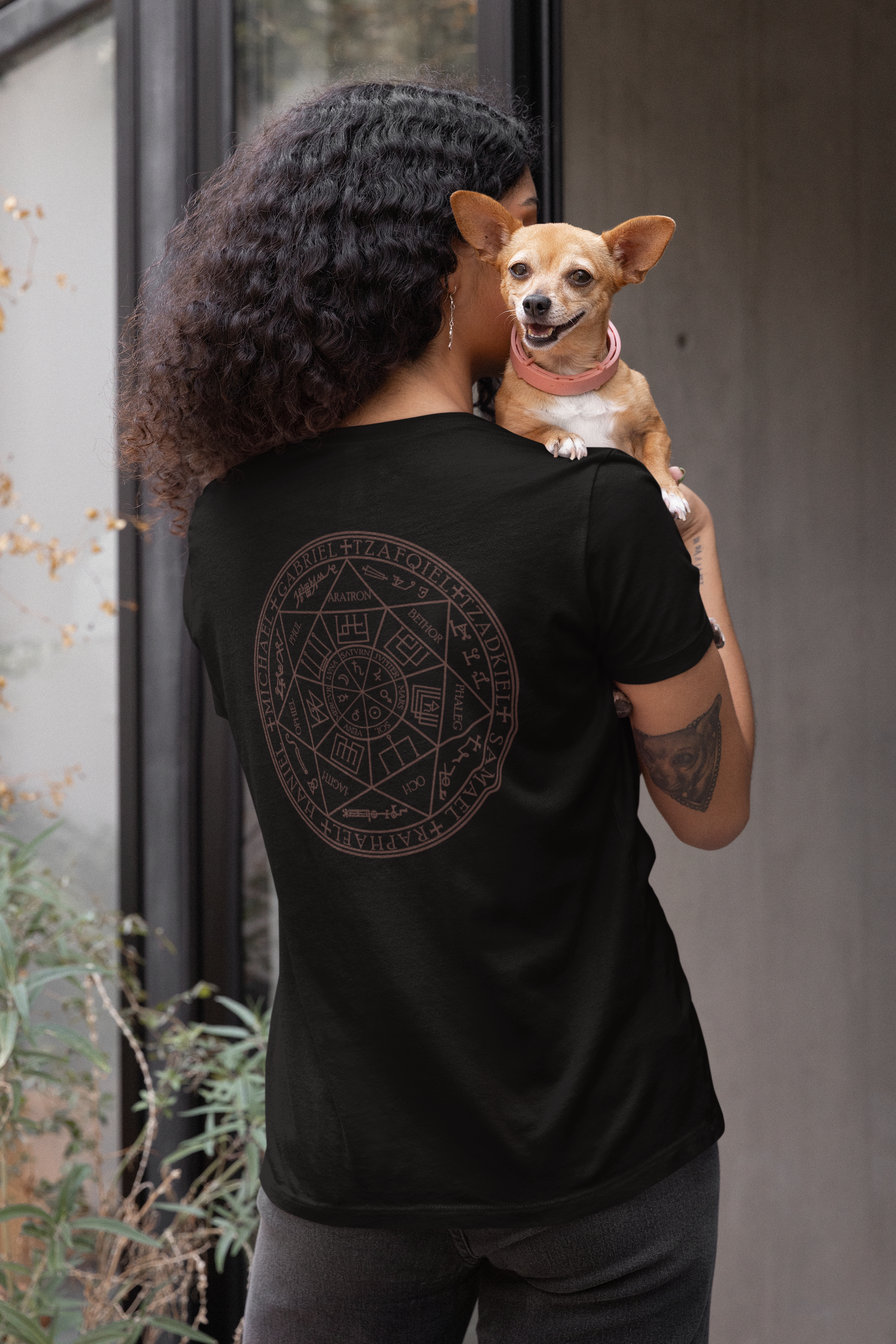 Planetary Sigils & Archangels T-Shirt — Alchemical Circle Occult Tee