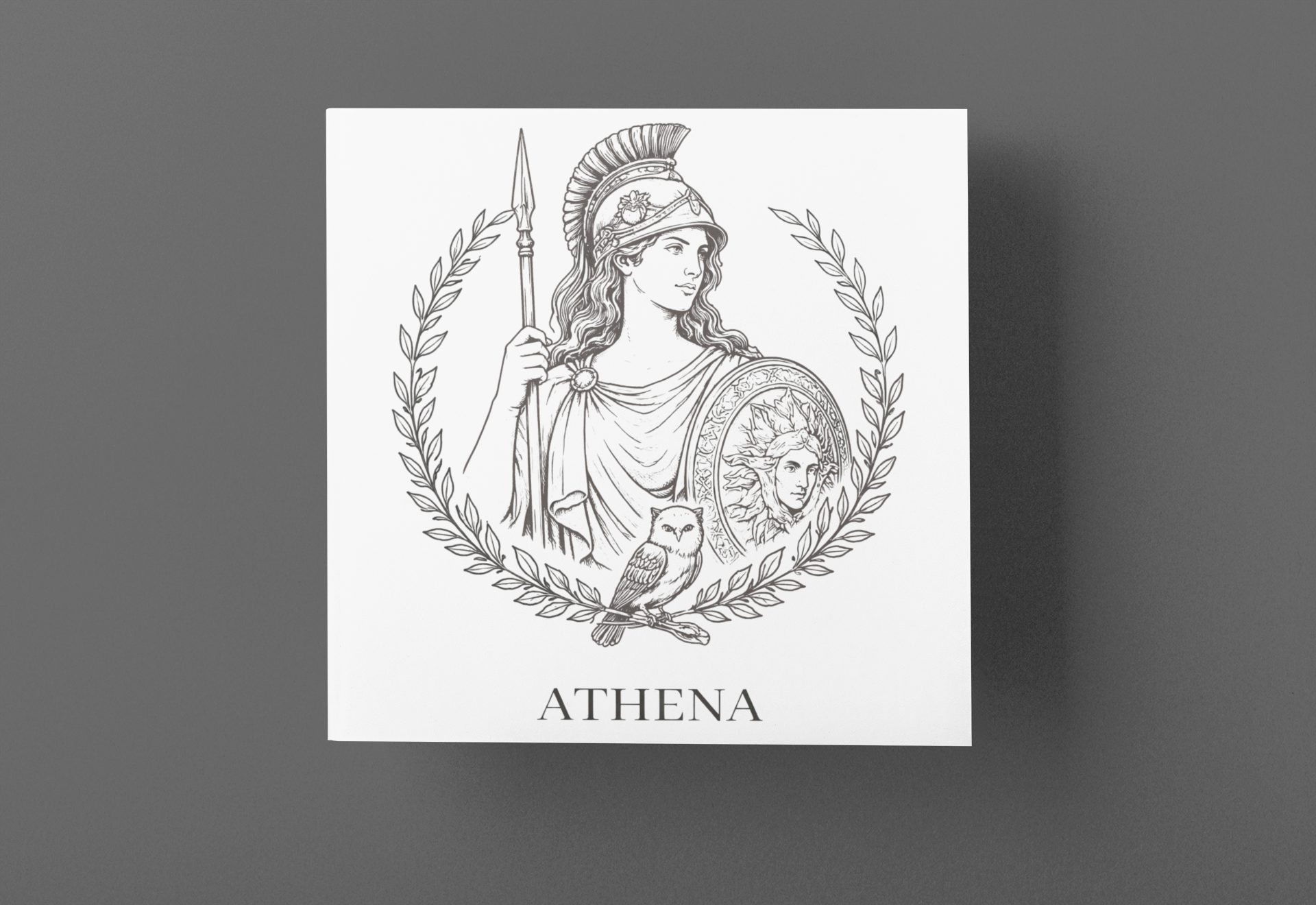 Goddess Athena T-Shirt — Greek Mythology Goddess of Wisdom Art Tee