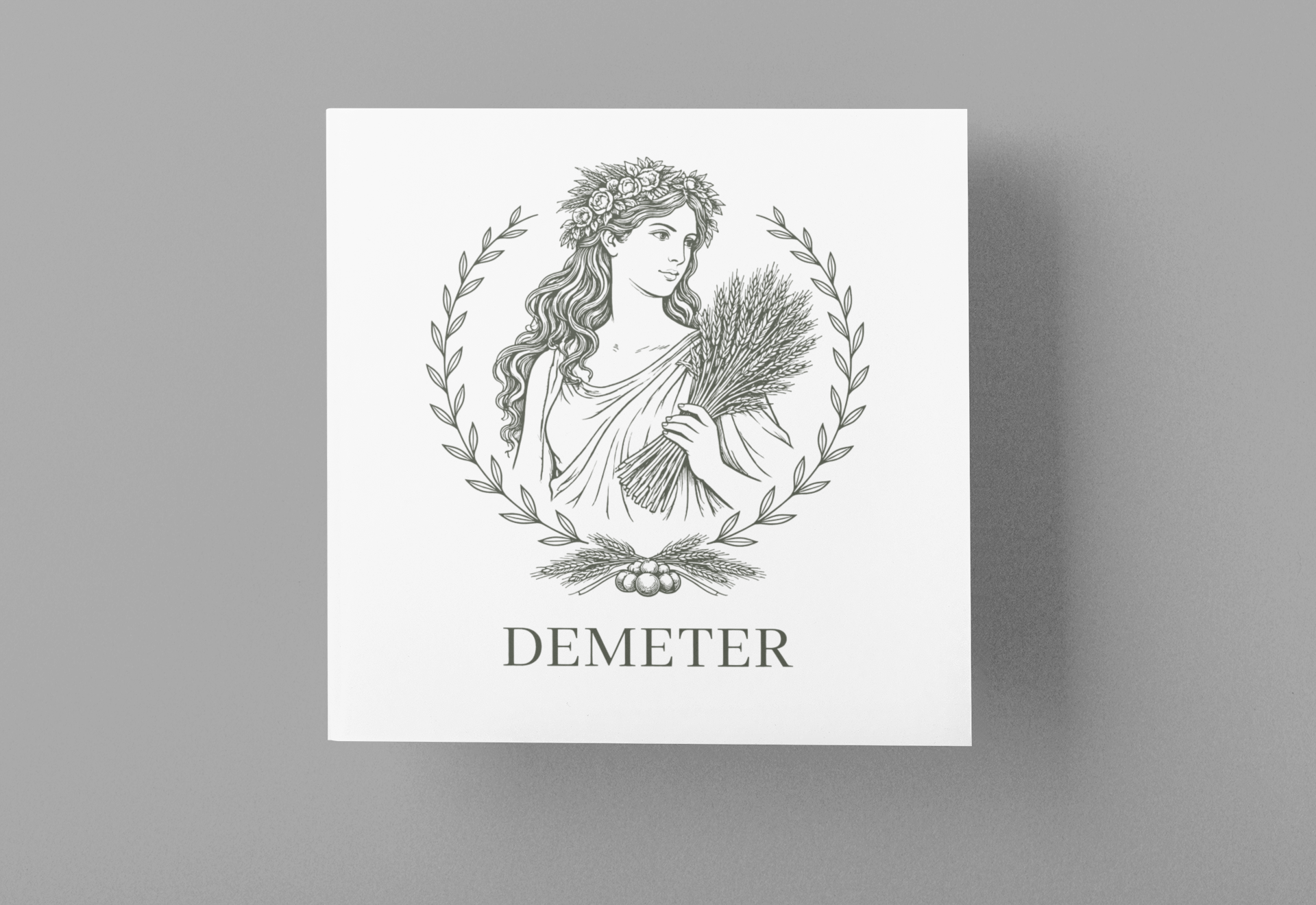 Goddess Demeter T-Shirt — Greek Mythology Goddess of Harvest Art Tee