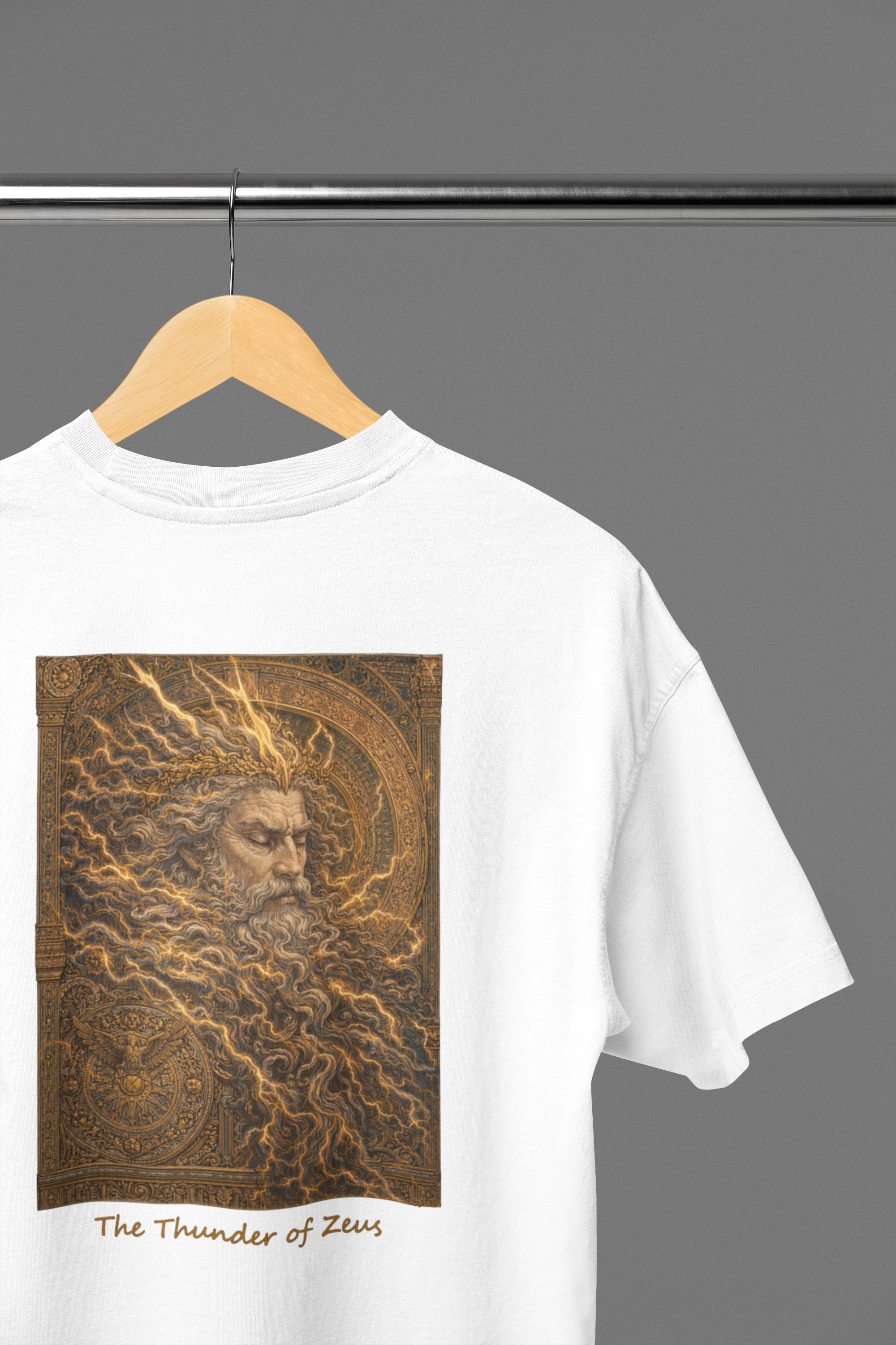 The Thunder of Zeus T-Shirt — Greek God Mythology Art Tee | Zeus King of Gods