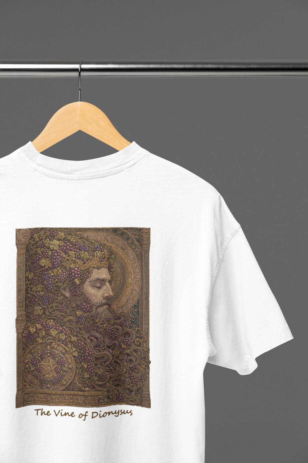 The Vine of Dionysus T-Shirt — Greek God Mythology Art Tee | Dionysus Graphic