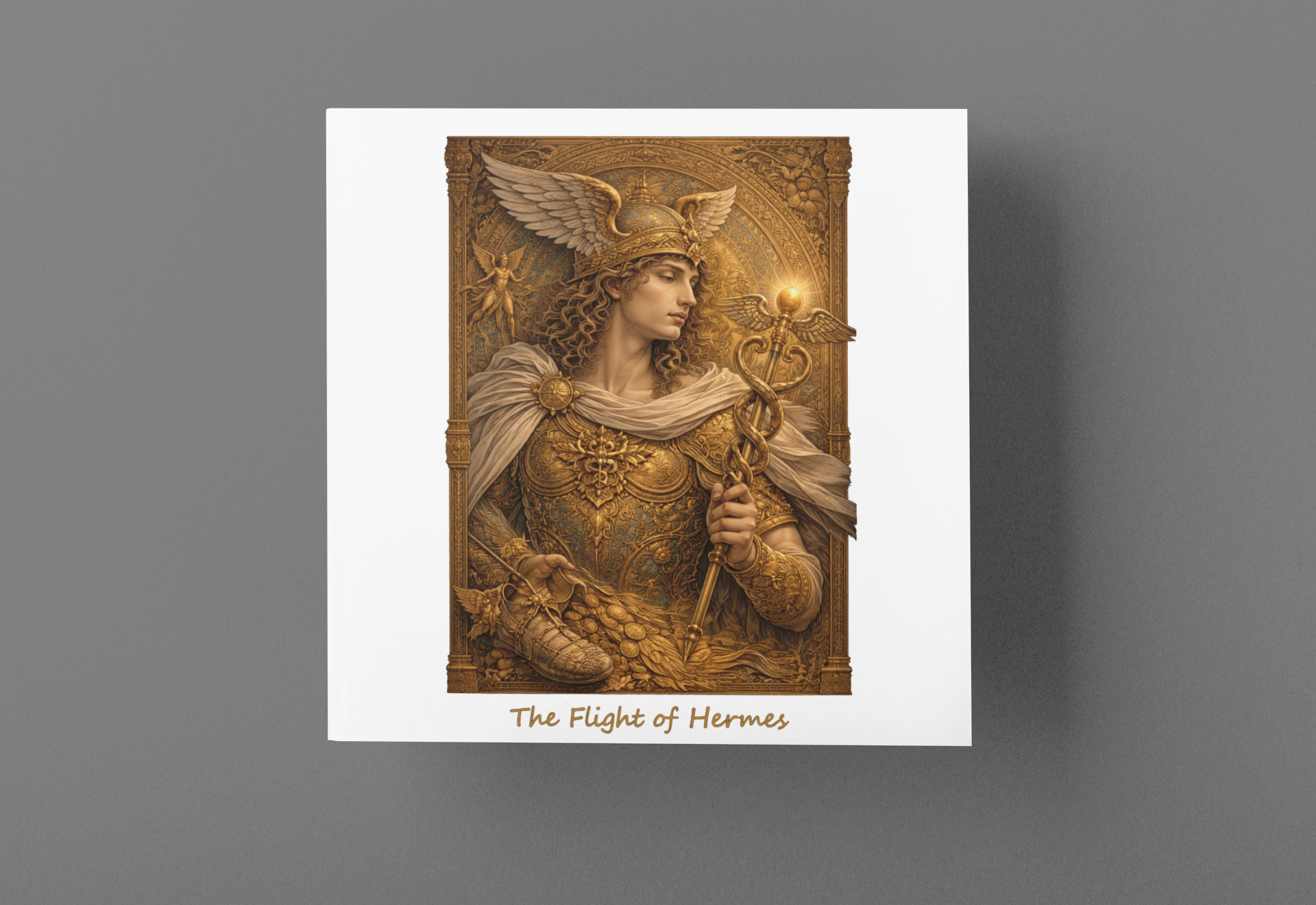 The Flight of Hermes T-Shirt — Greek God Mythology Art Tee | Hermes Messenger