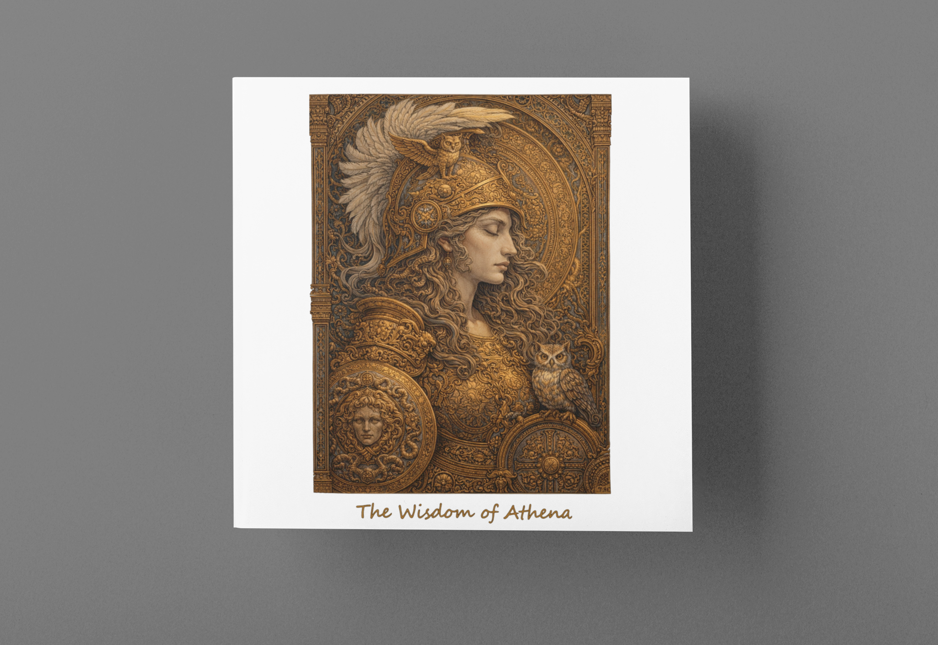 The Wisdom of Athena T-Shirt — Greek Goddess Mythology Art Tee | Athena Wisdom