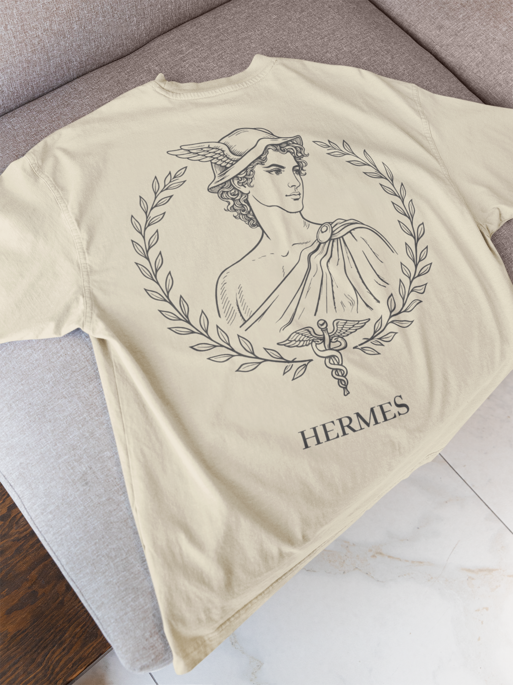 Hermes Greek Mythology Art Tee — Mythic Hermes Graphic T-Shirt