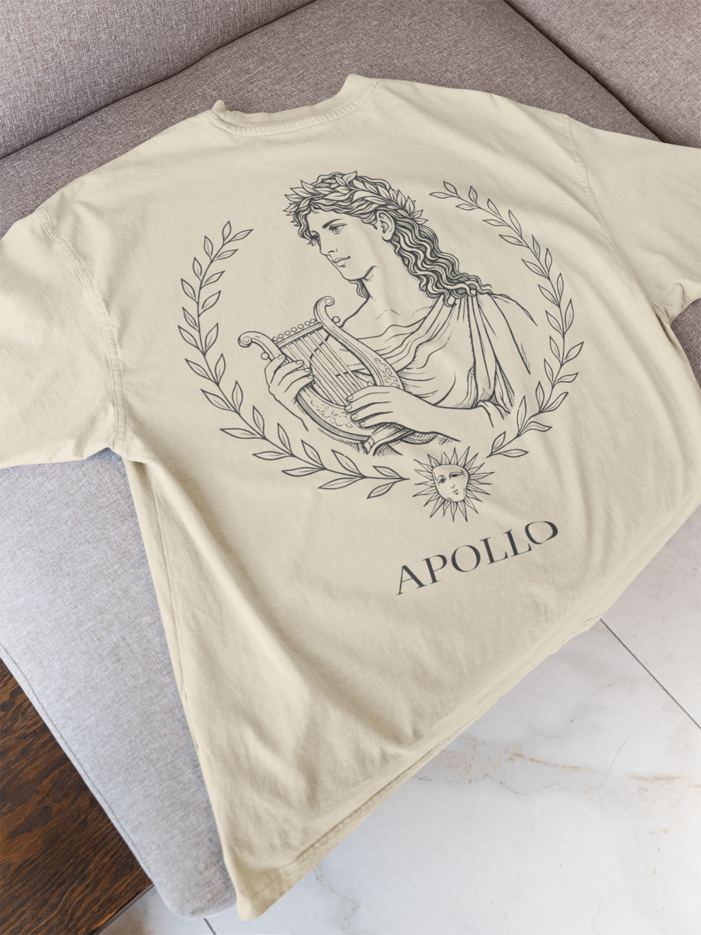 Apollo Greek Mythology Art Tee — Mythic Apollo Graphic T-Shirt