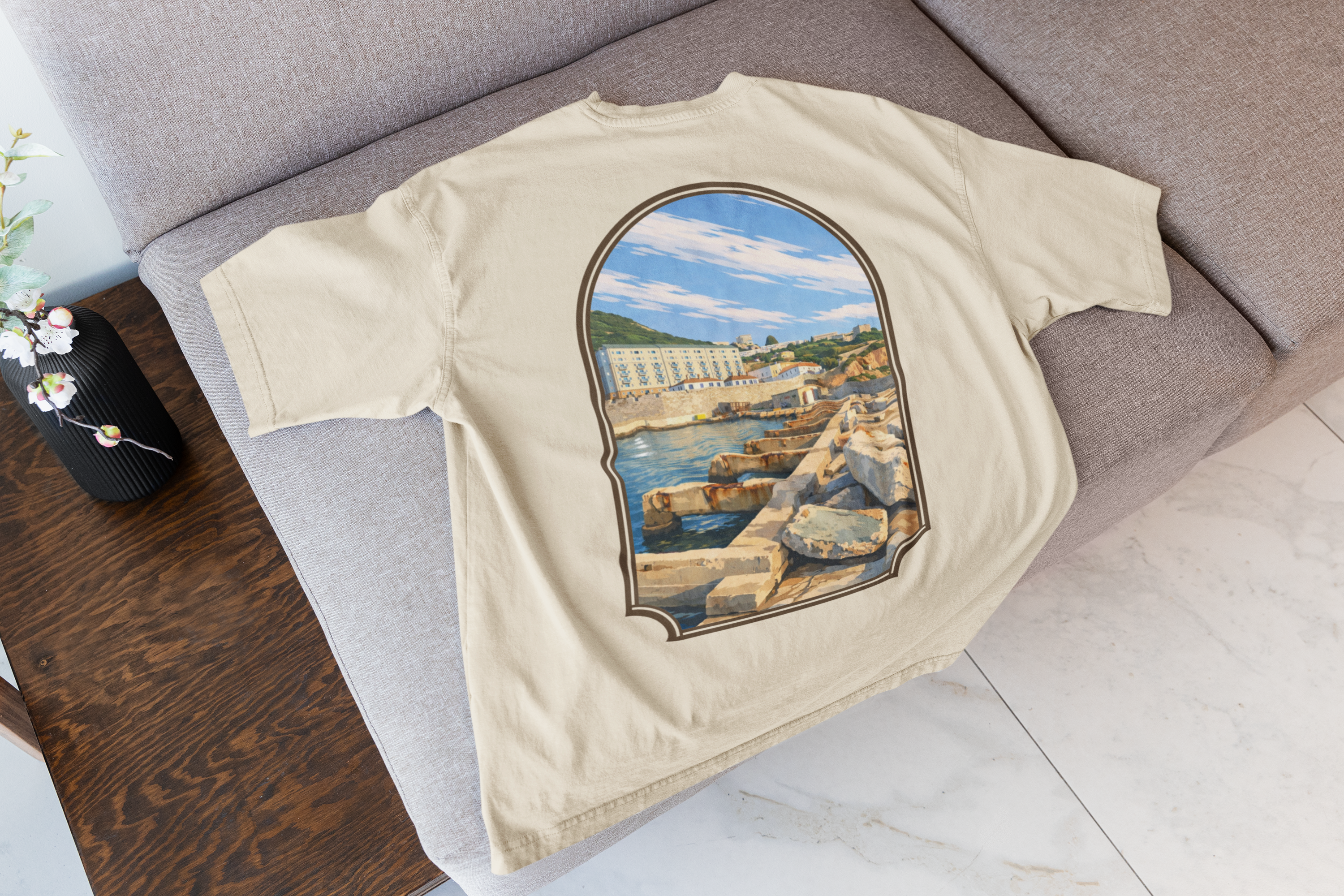 Gibraltar T-Shirt  El Rolli Graphic T-Shirt — El Rolli Art