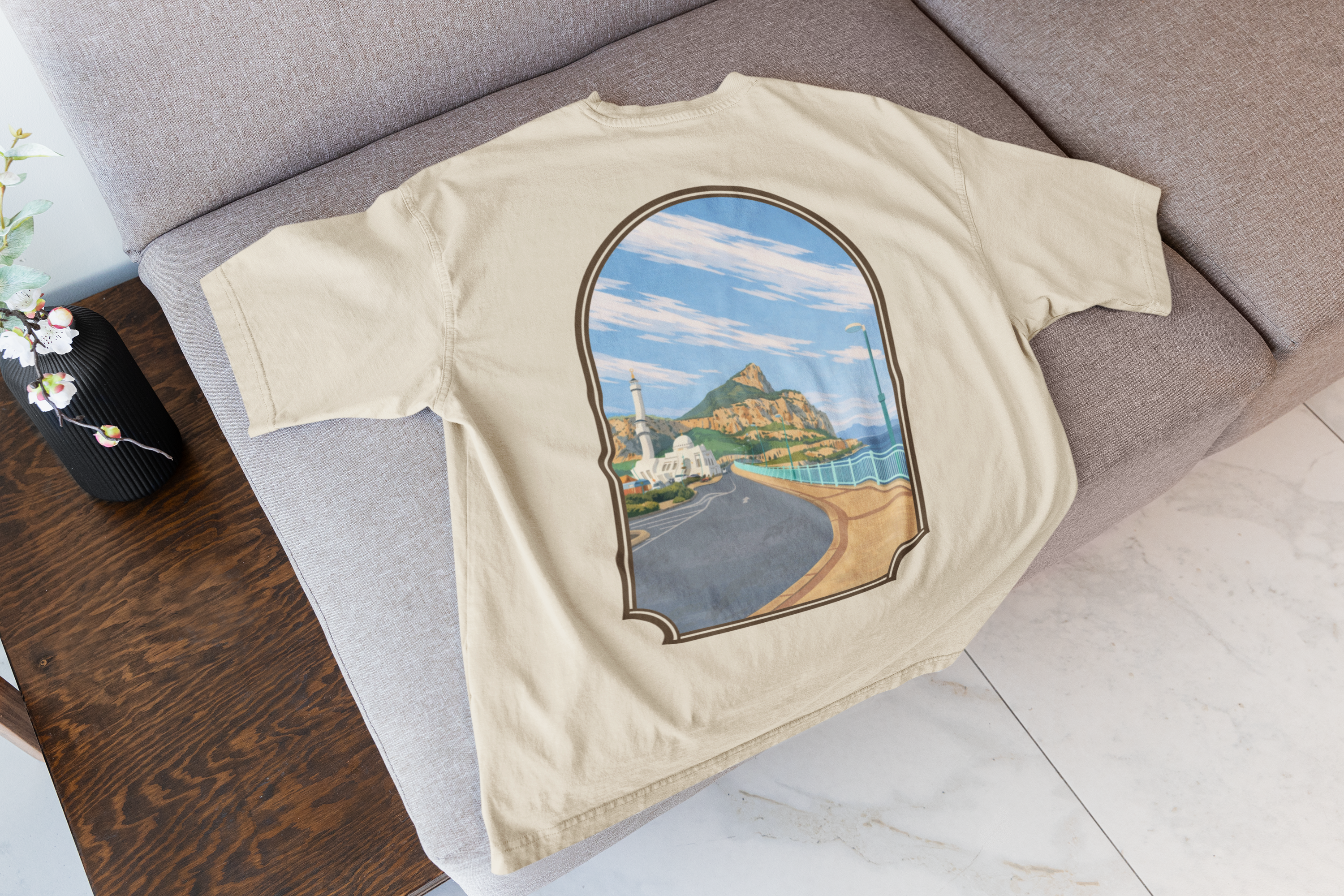 Gibraltar T-Shirt  La Mezquita Graphic T-Shirt — La Mezquita Art