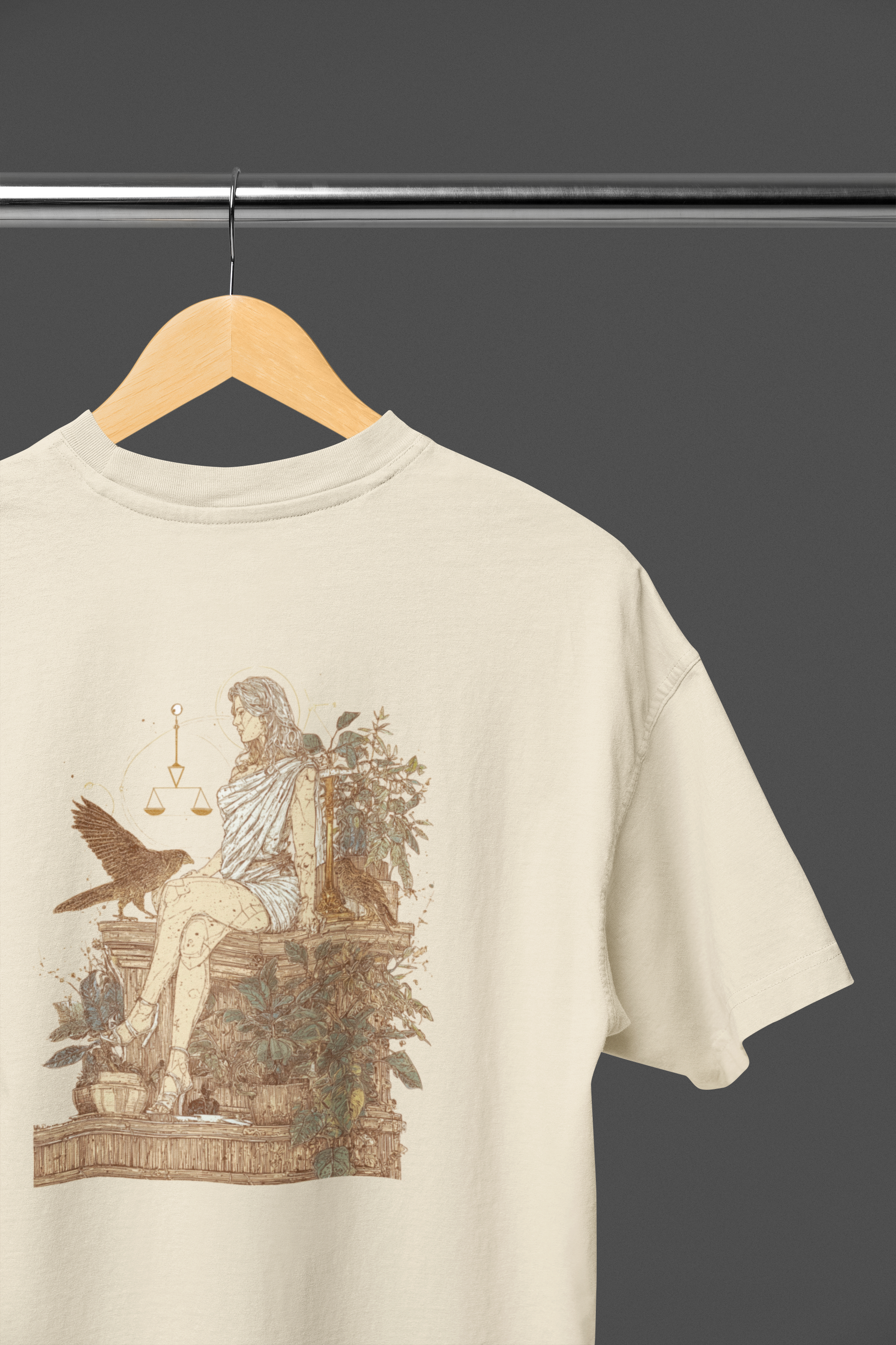 Zodiac Libra T-Shirt — Premium Horoscope Art Libra Astrology Tee