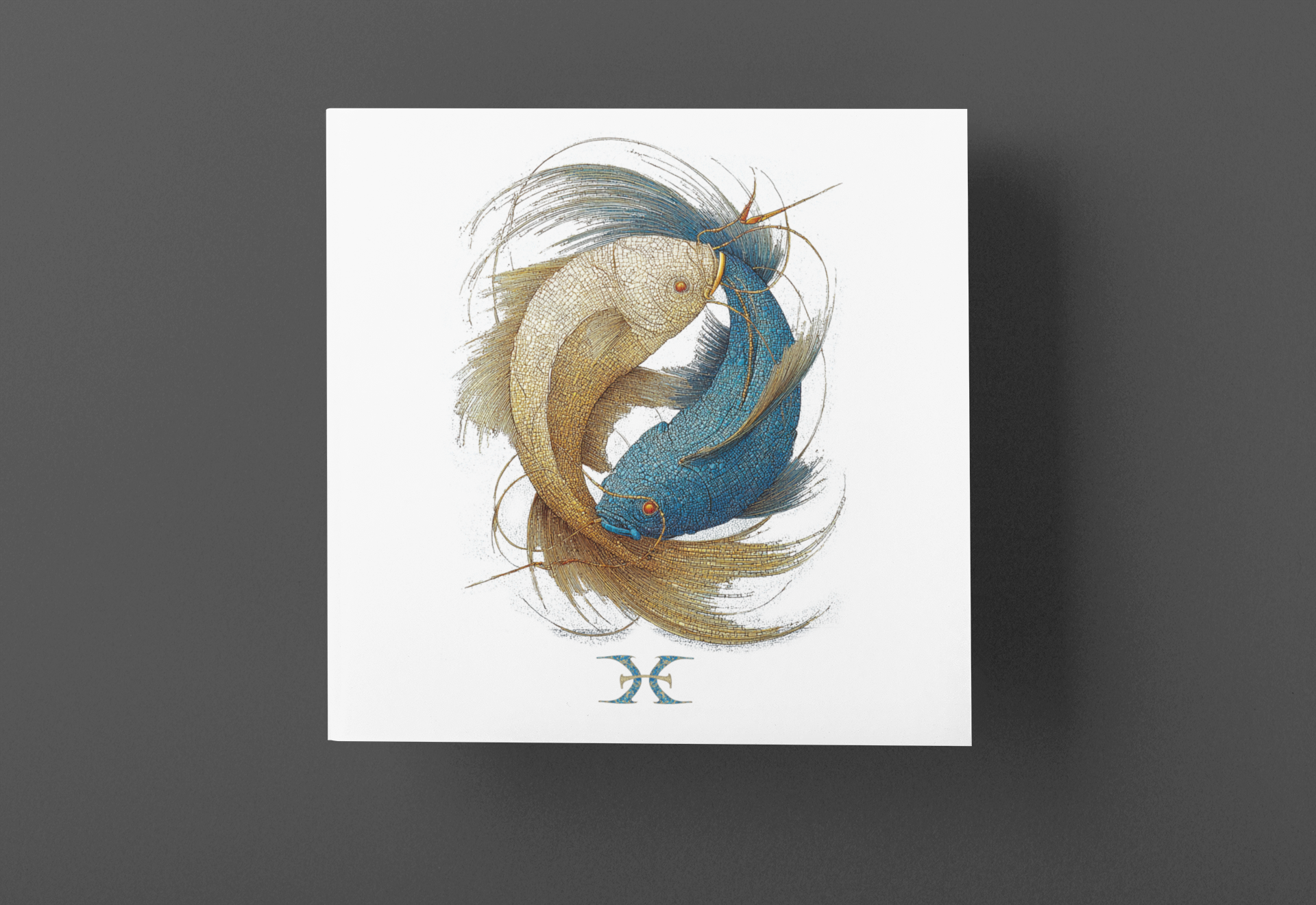 Zodiac Pisces T-Shirt — Premium Horoscope Art Pisces Astrology Tee