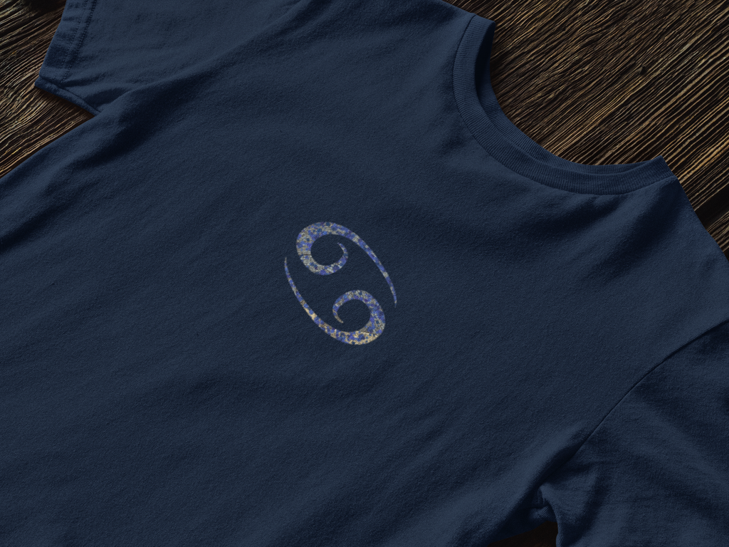 Zodiac Cancer T-Shirt — Premium Horoscope Art Cancer Astrology Tee