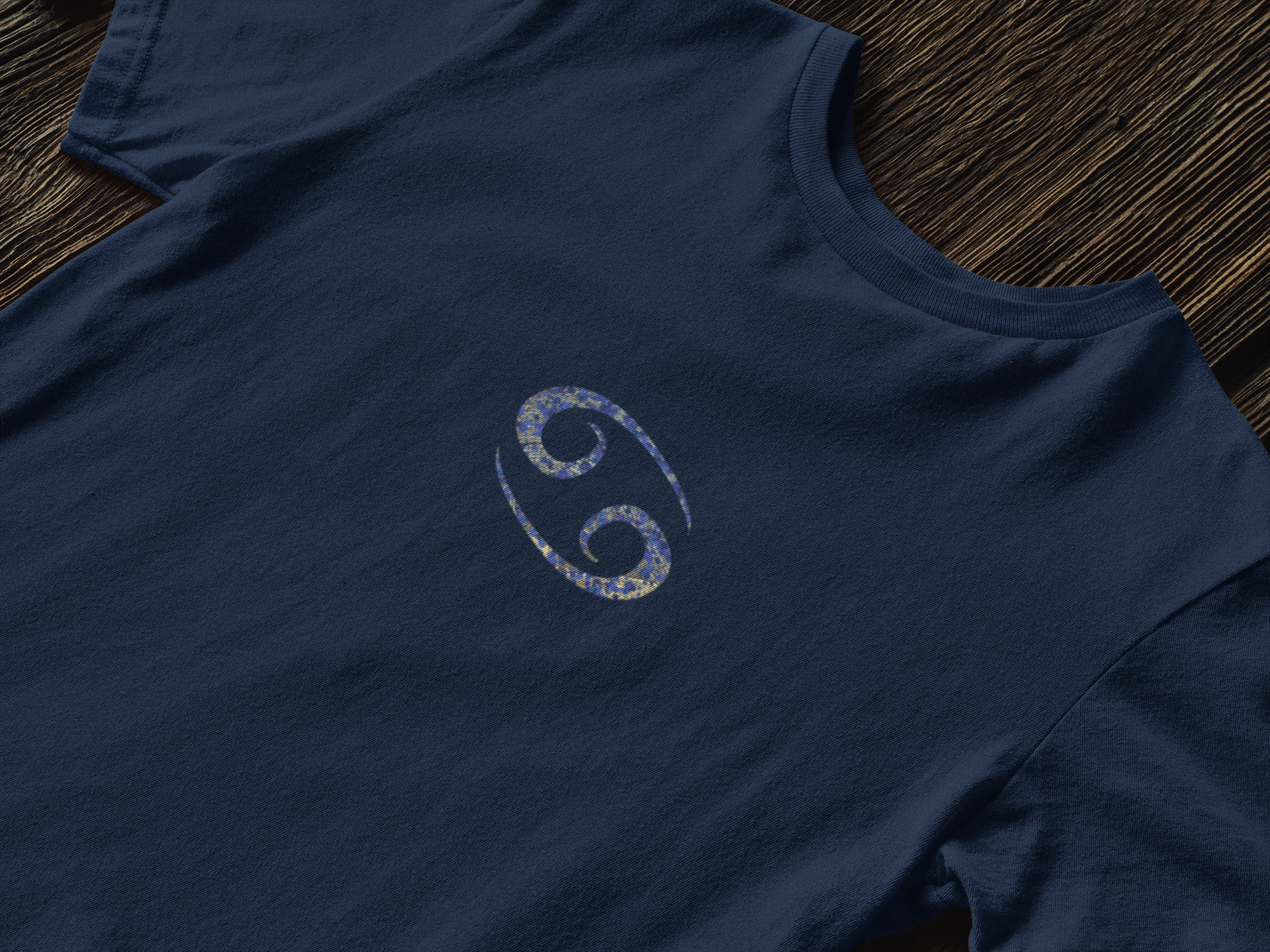 Zodiac Cancer T-Shirt — Premium Horoscope Art Cancer Astrology Tee