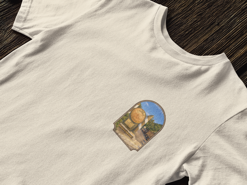 Gibraltar Pillars of Hercules T-Shirt | Premium Garment-Dyed Cotton Tee