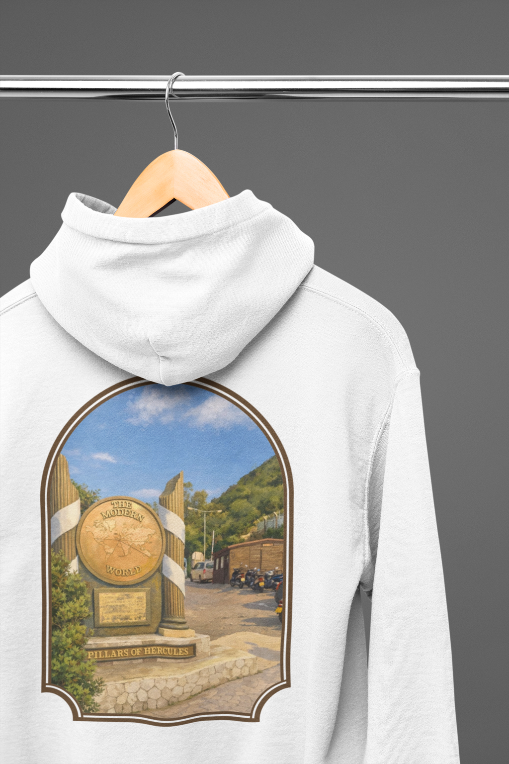 Gibraltar Pillars of Hercules Hoodie | Premium Graphic Hoodie