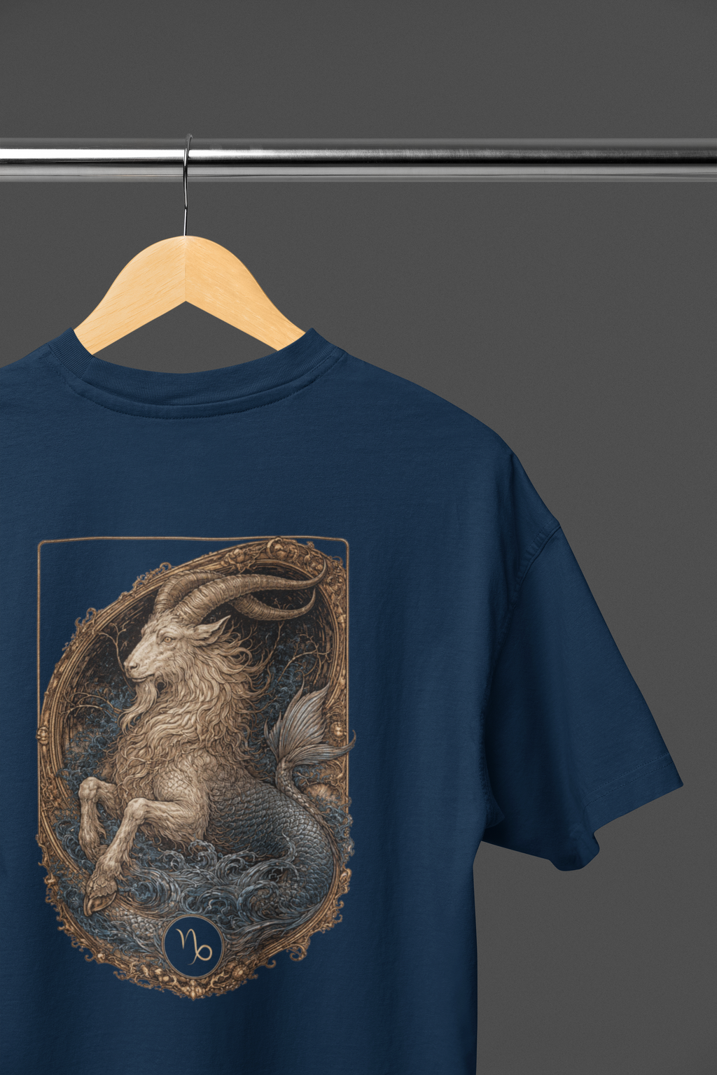 Zodiac Capricorn T-Shirt — Premium Horoscope Art Astrology Tee | December-January Birthday Gift