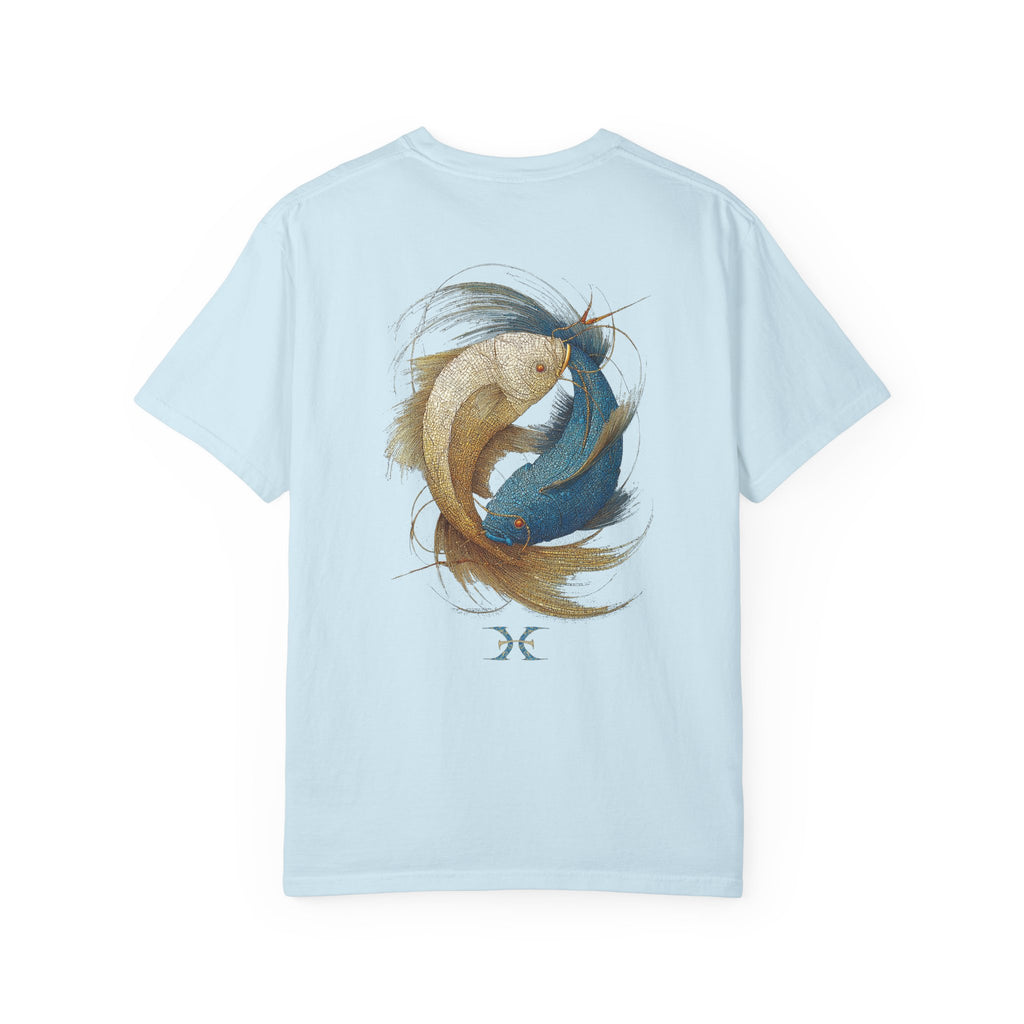Zodiac Pisces T-Shirt — Premium Horoscope Art Pisces Astrology Tee