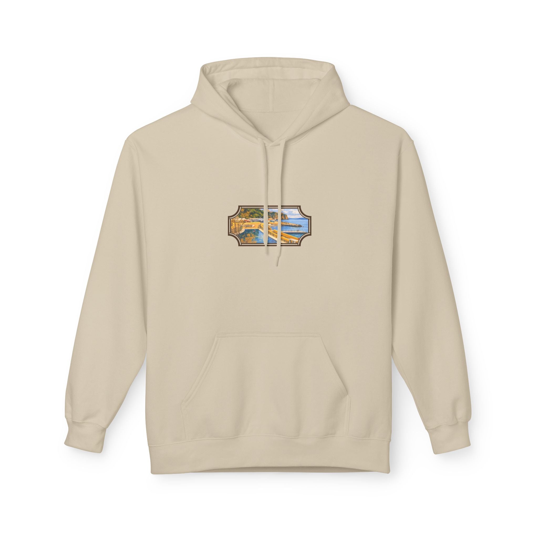 Gibraltar El Quarri Hoodie — Premium Seascape Window Art Hoodie | Gibraltar Heritage Apparel
