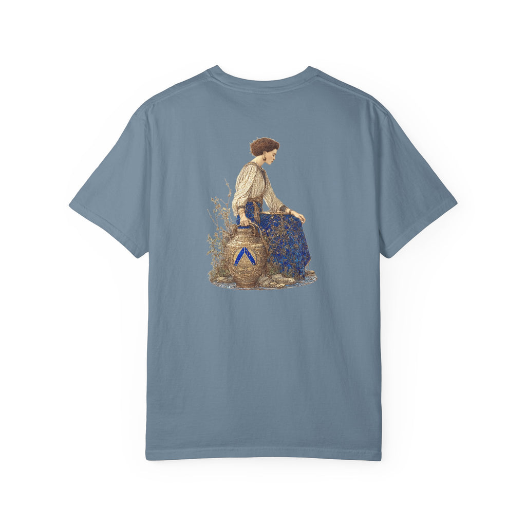 Zodiac Aquarius T-Shirt — Premium Horoscope Art Aquarius Astrology Tee