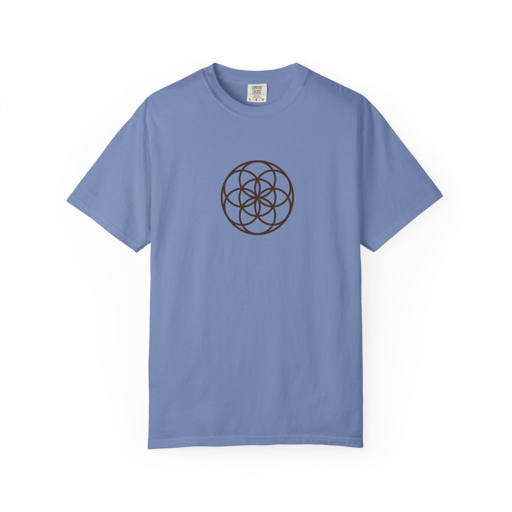 Seed of Life Sacred Geometry T-Shirt — Geometric Diagram Art Tee