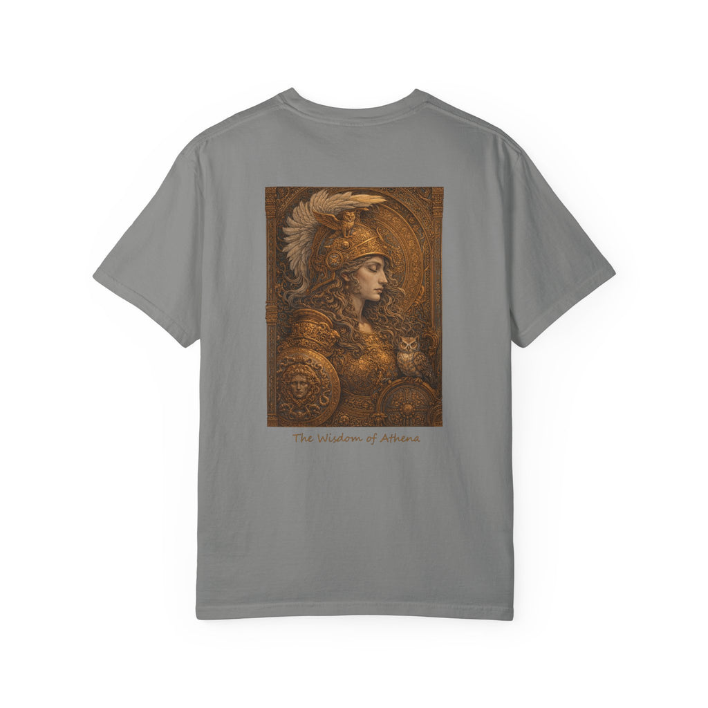 The Wisdom of Athena T-Shirt — Greek Goddess Mythology Art Tee | Athena Wisdom