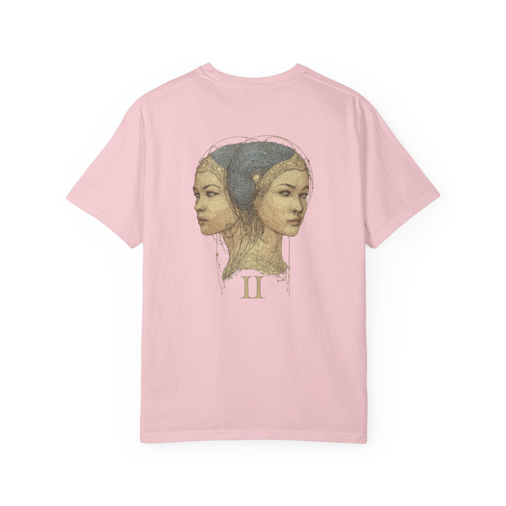 Zodiac Gemini T-Shirt — Premium Horoscope Art Gemini Astrology Tee