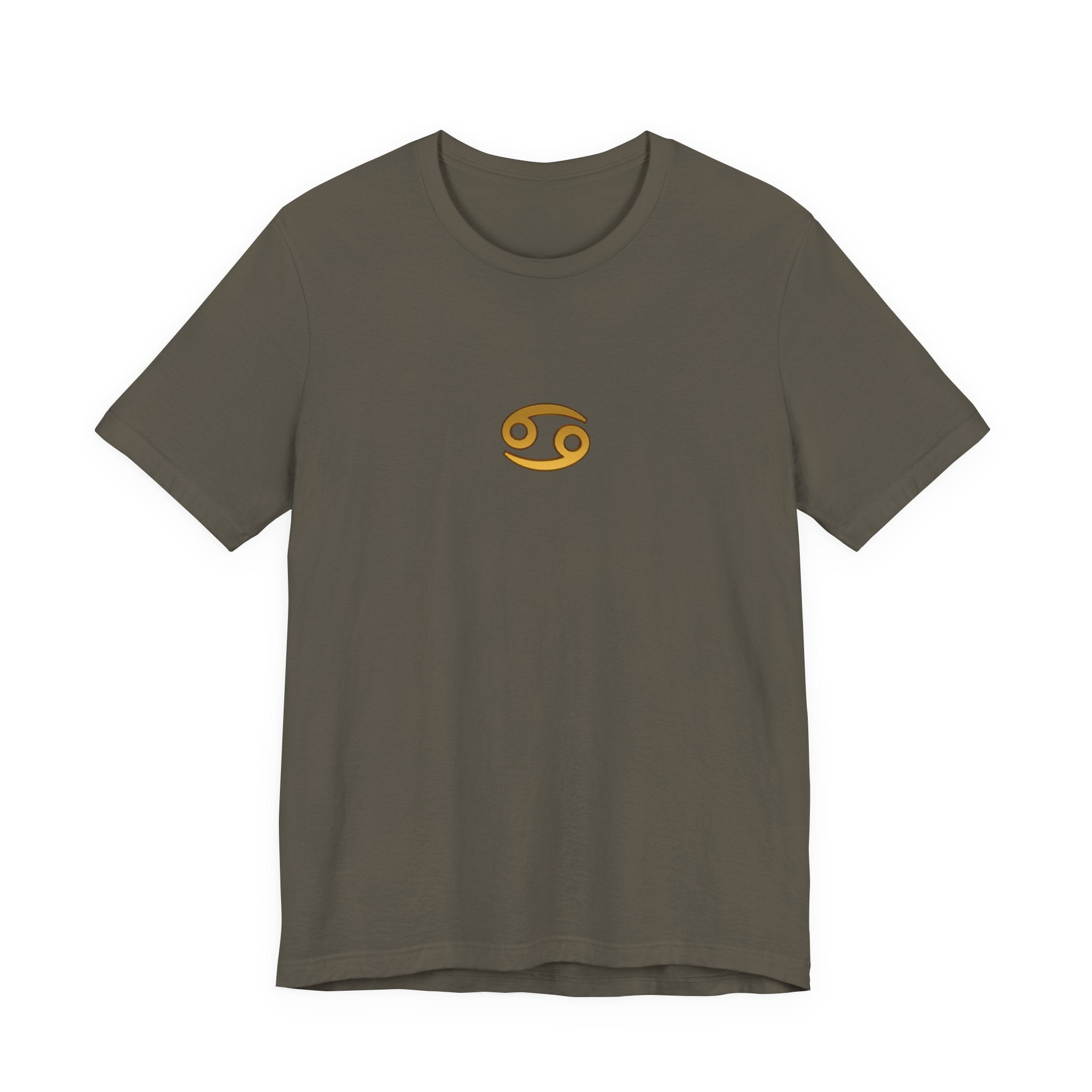 Cancer Zodiac Tee — Minimal Gold Capricorn Symbol Shirt