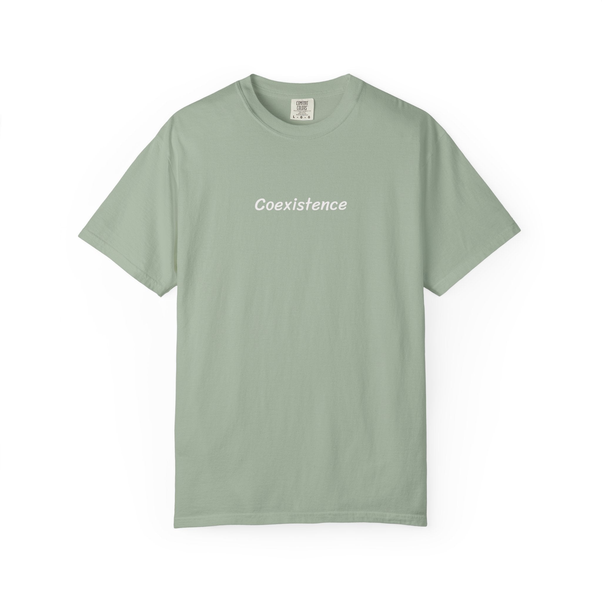 Coexistence T-Shirt — Religious Symbols Peace Tee | Interfaith Unity & Spiritual Harmony Design
