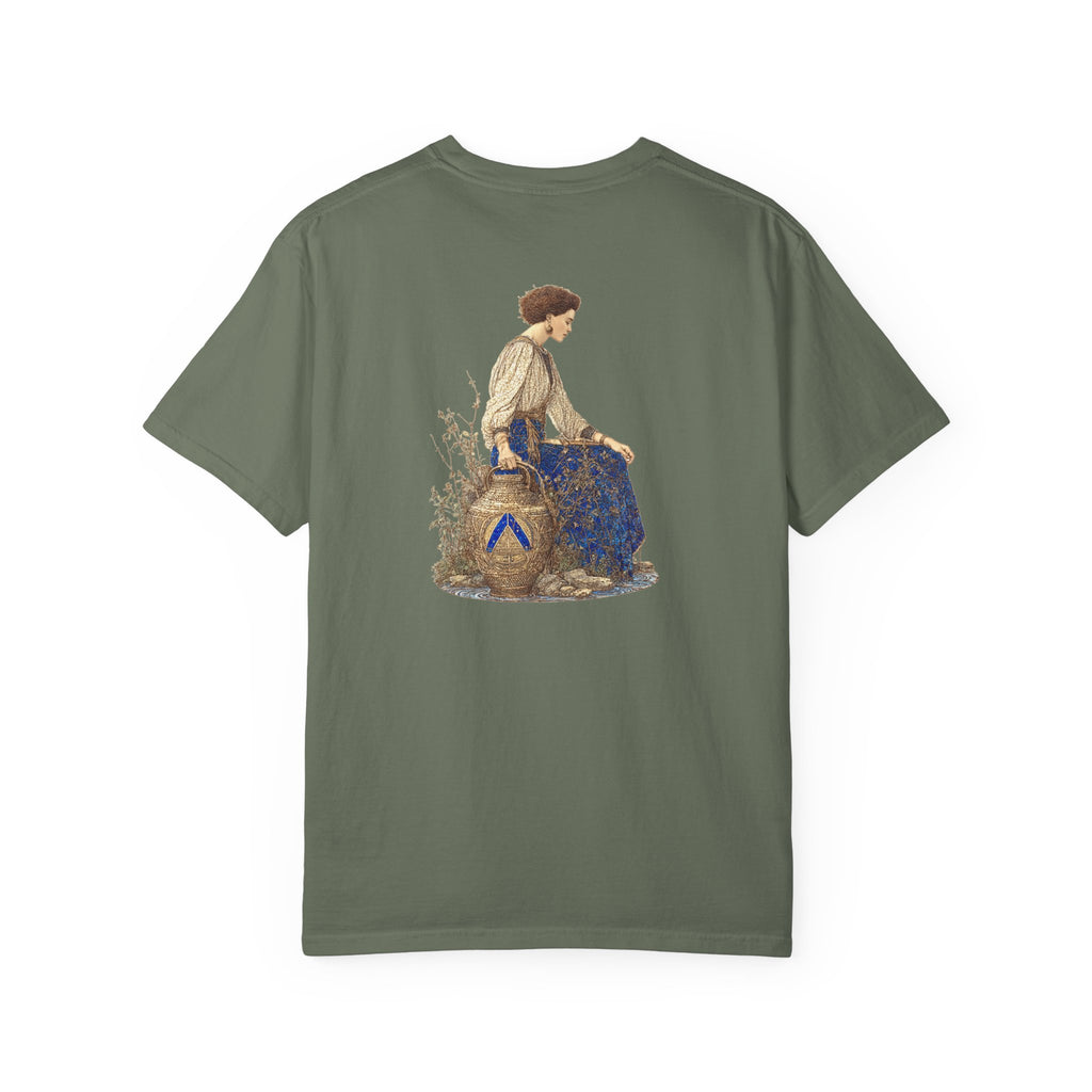 Zodiac Aquarius T-Shirt — Premium Horoscope Art Aquarius Astrology Tee