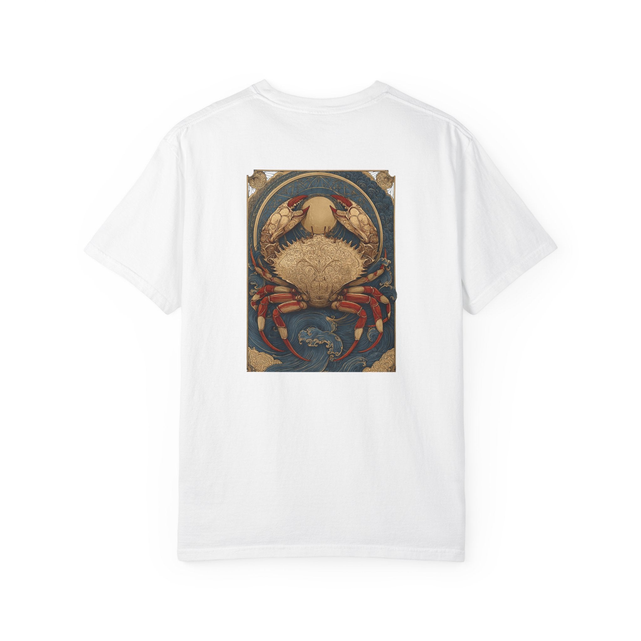 Zodiac Cancer T-Shirt — Premium Horoscope Art Cancer Astrology Tee