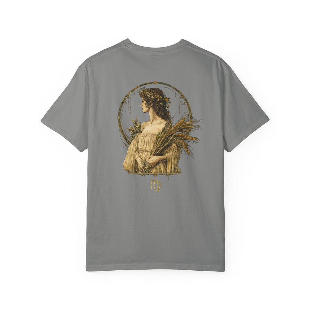 Zodiac Virgo T-Shirt — Horoscope Astrology Wheat Maiden Tee