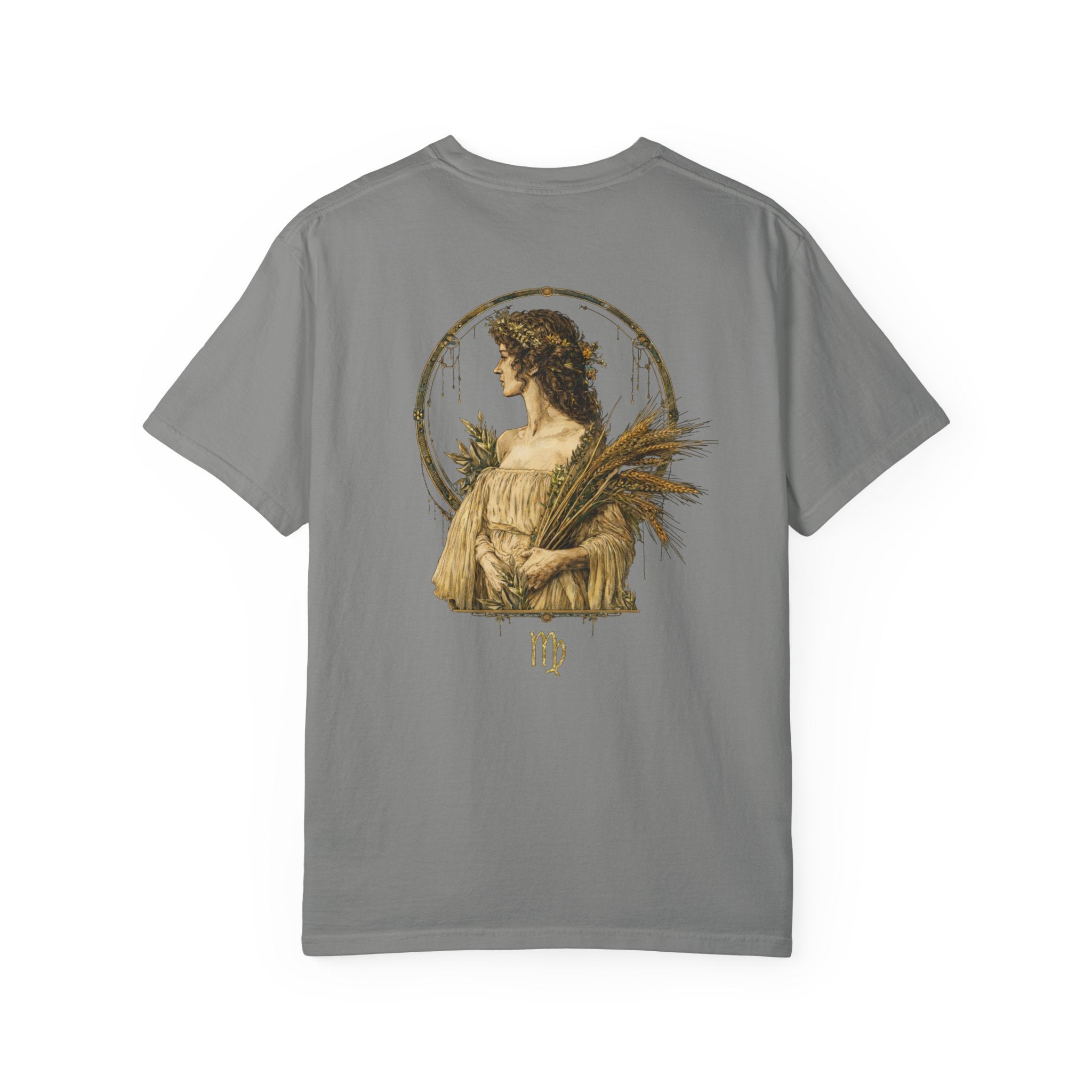 Zodiac Virgo T-Shirt — Horoscope Astrology Wheat Maiden Tee
